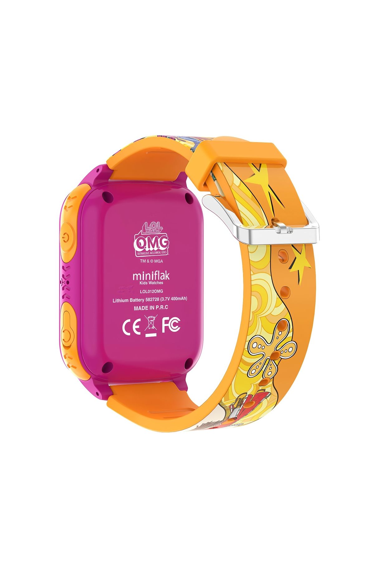 L.O.L. SURPRISE-Yellow Camera Bluetooth Ol Surprise! Children's Watch Without the Feature of Tracking with Clock 26 Games 8