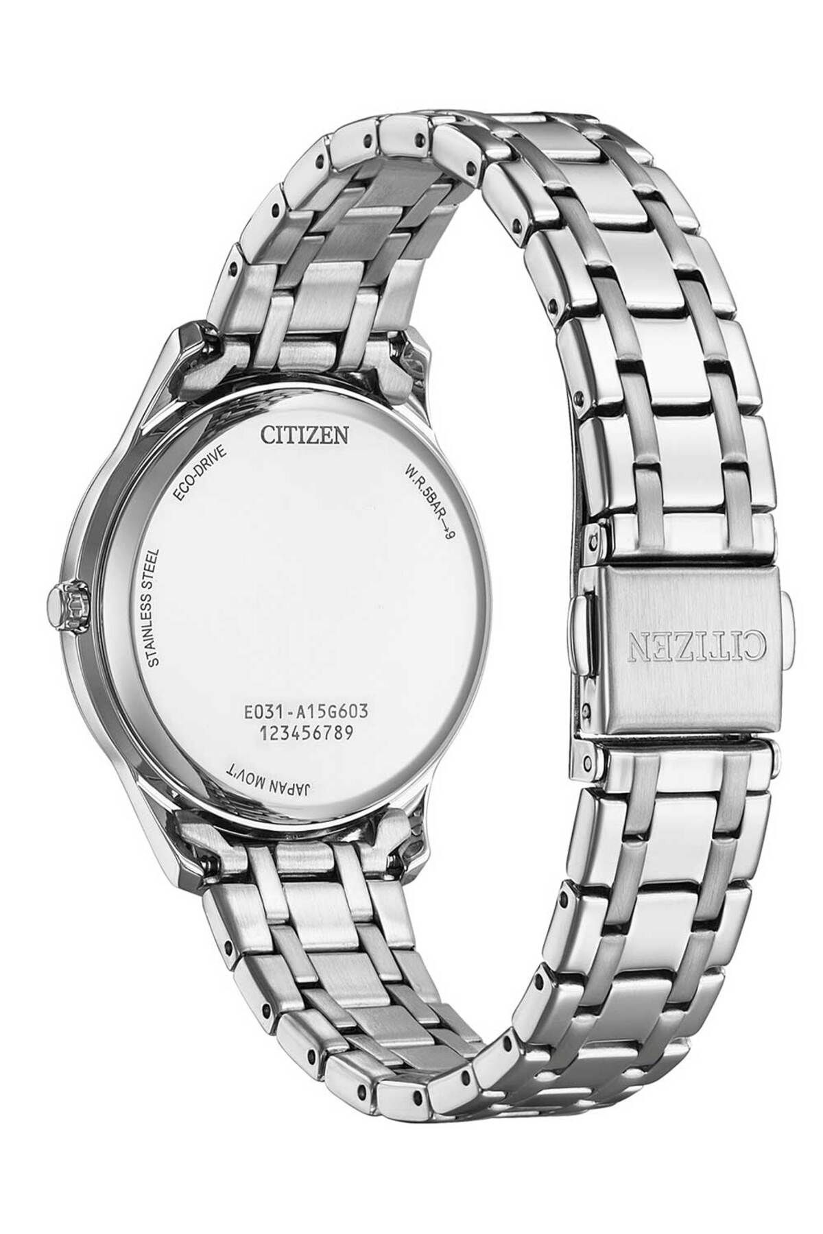 Citizen-Γυναικείο ρολόι Citizen EM0411-71A, Quartz, 34mm, 5ATM 3