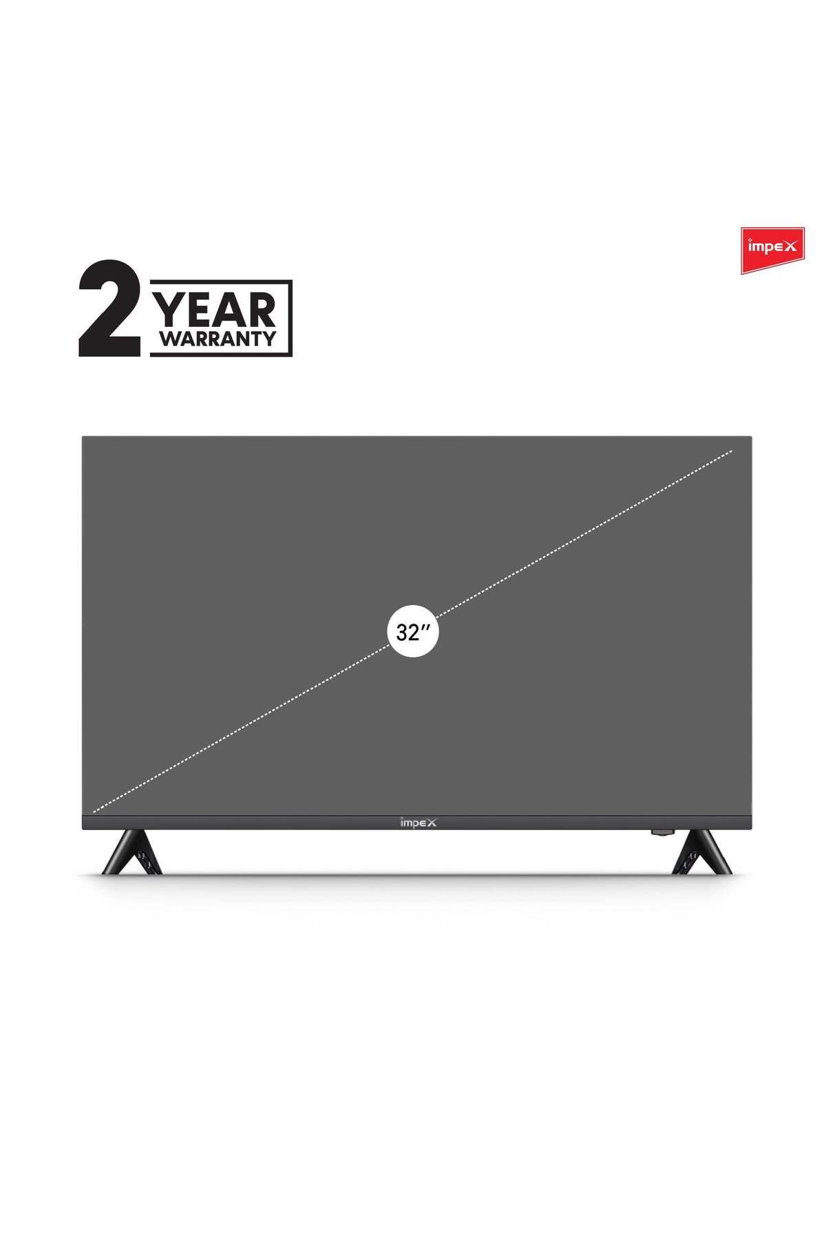 İMPEX-32 Inch HD Smart TV-Frame Less Design Mirror Cast And E-Share, HDMI\USB\ Wi-Fi,Netflix, YouTube 6