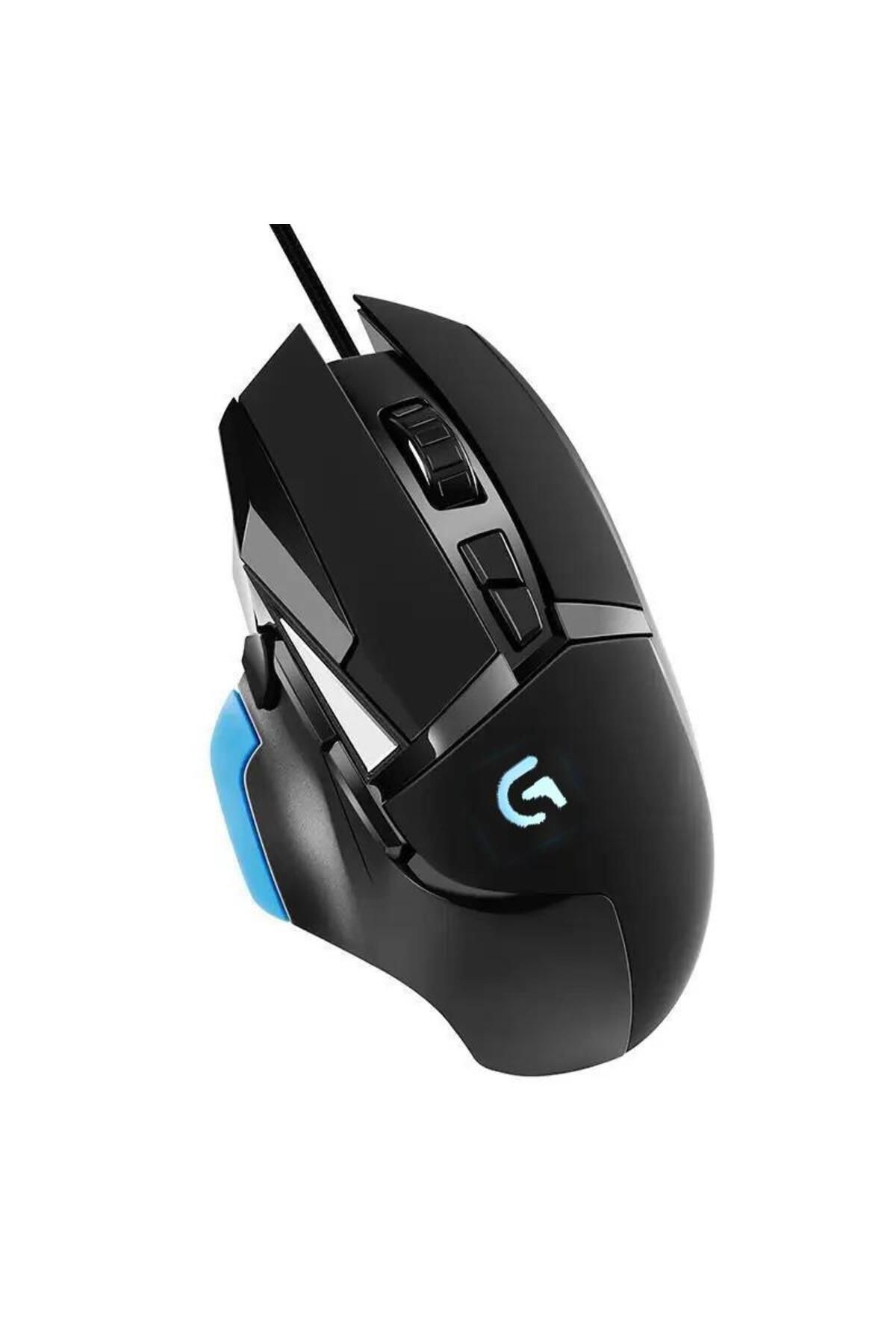 PrimeX Plus Primex G502 Usb Siyah Rgb Işıklı 7200dpi Gaming Oyuncu Mouse, 8 Tuşlu Usb Örgülü Kablolu Gaming Mous