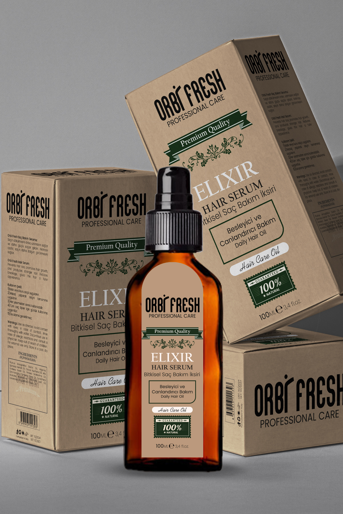 سرم موی روغن آرگان ۱۰۰ میلی‌لیتری — orbifresh_sacbakim_yagi — تصویر 2 از 2