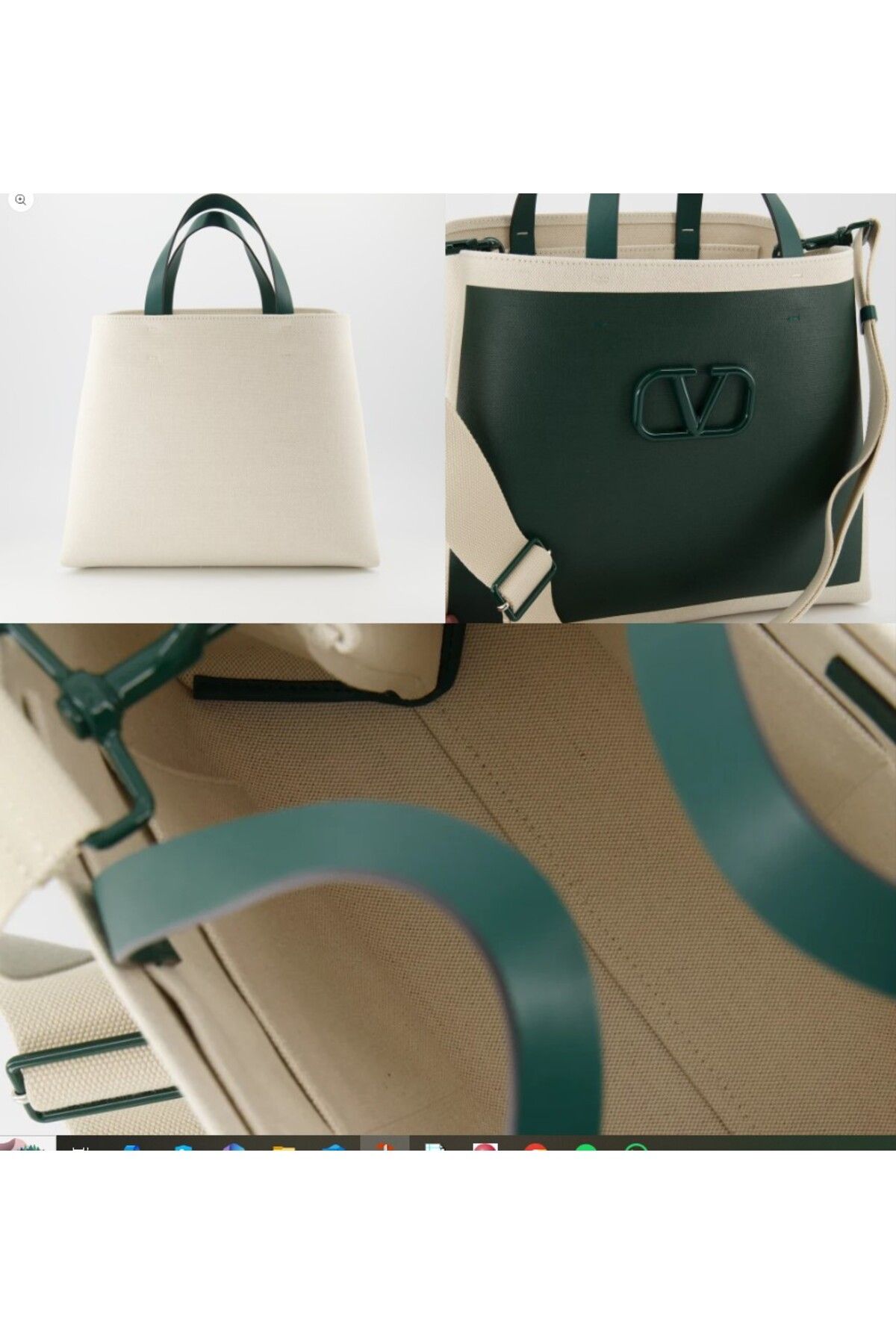 Valentino Garavani-V Logo Tamadon Tote Bag 4
