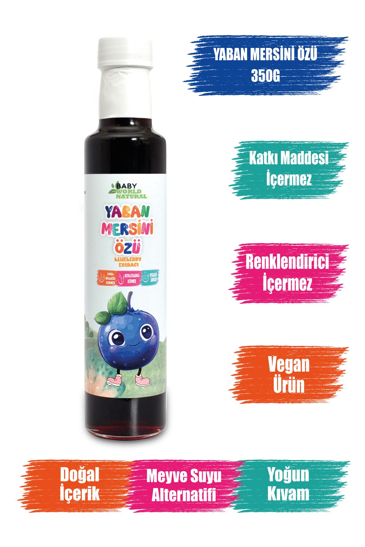 Baby World Natural Yaban Mersini Özü 350 Gr