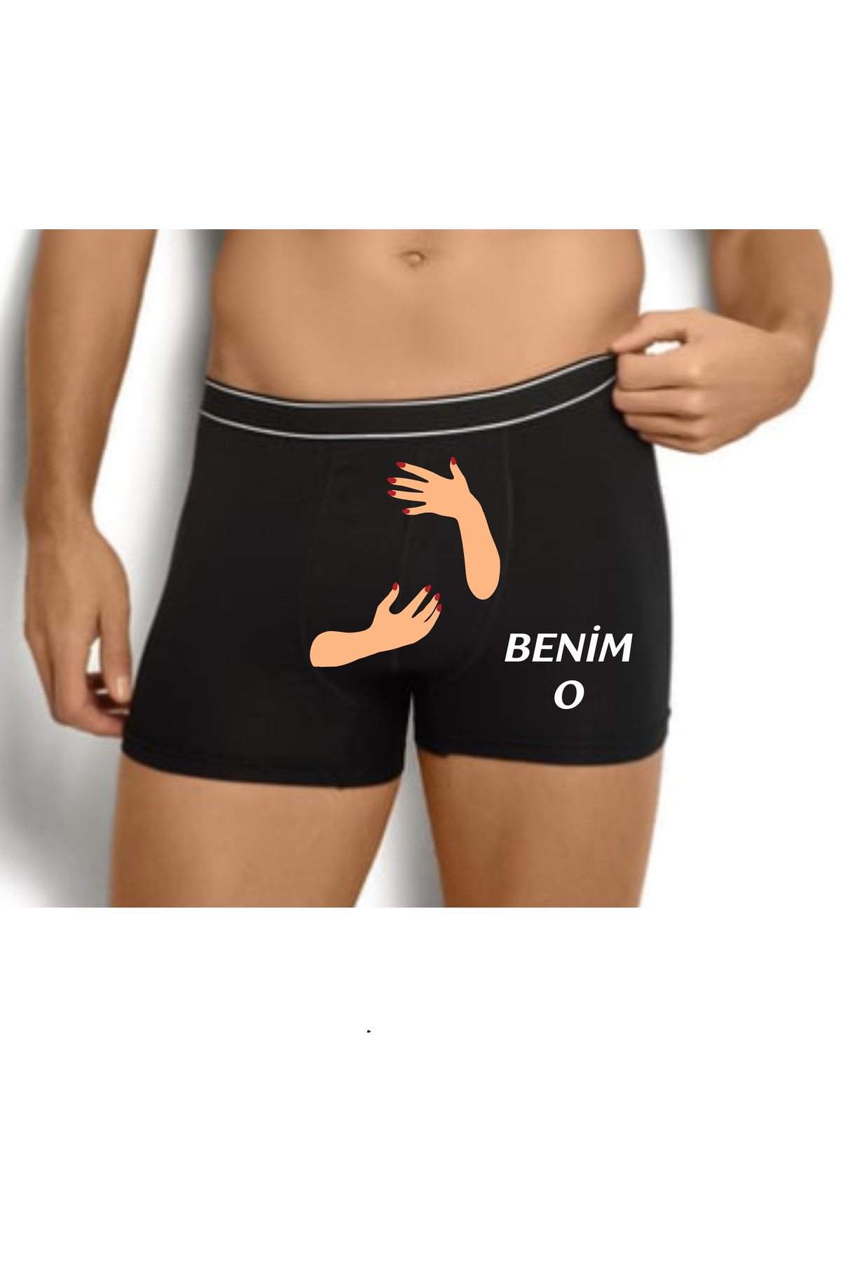 VALENTINE'S DAY FEBRUARY 14TH MY O PRINTED WITTY MEN'S BOXER