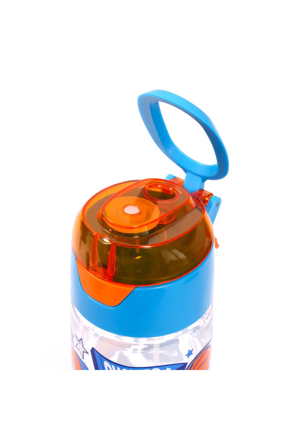Eazy Kids-Lunch Box Set and Tritan Water Bottle w / Spray, Soccer - Blue, 750ml 3