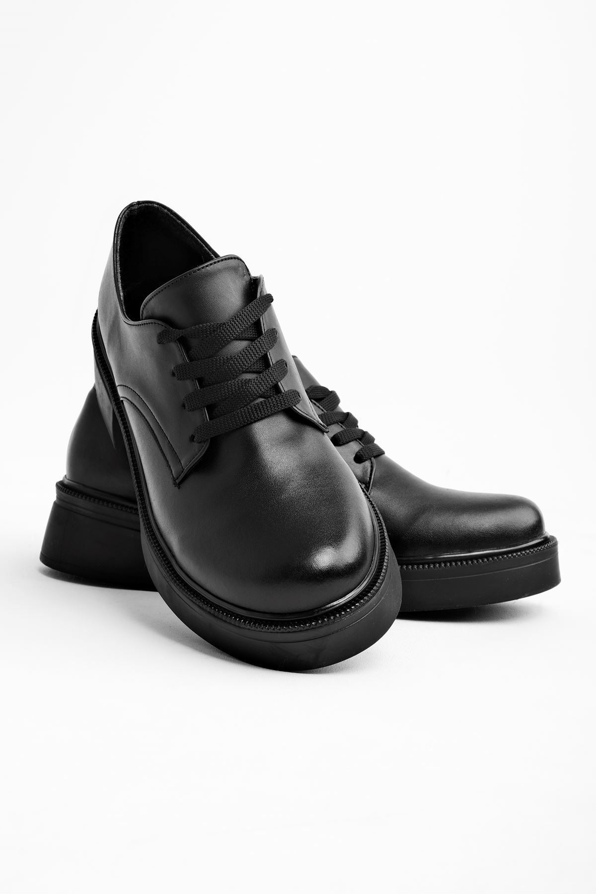 Lal Shoes & Bags-Дамски ежедневни обувки с връзки Zenna - черни 6