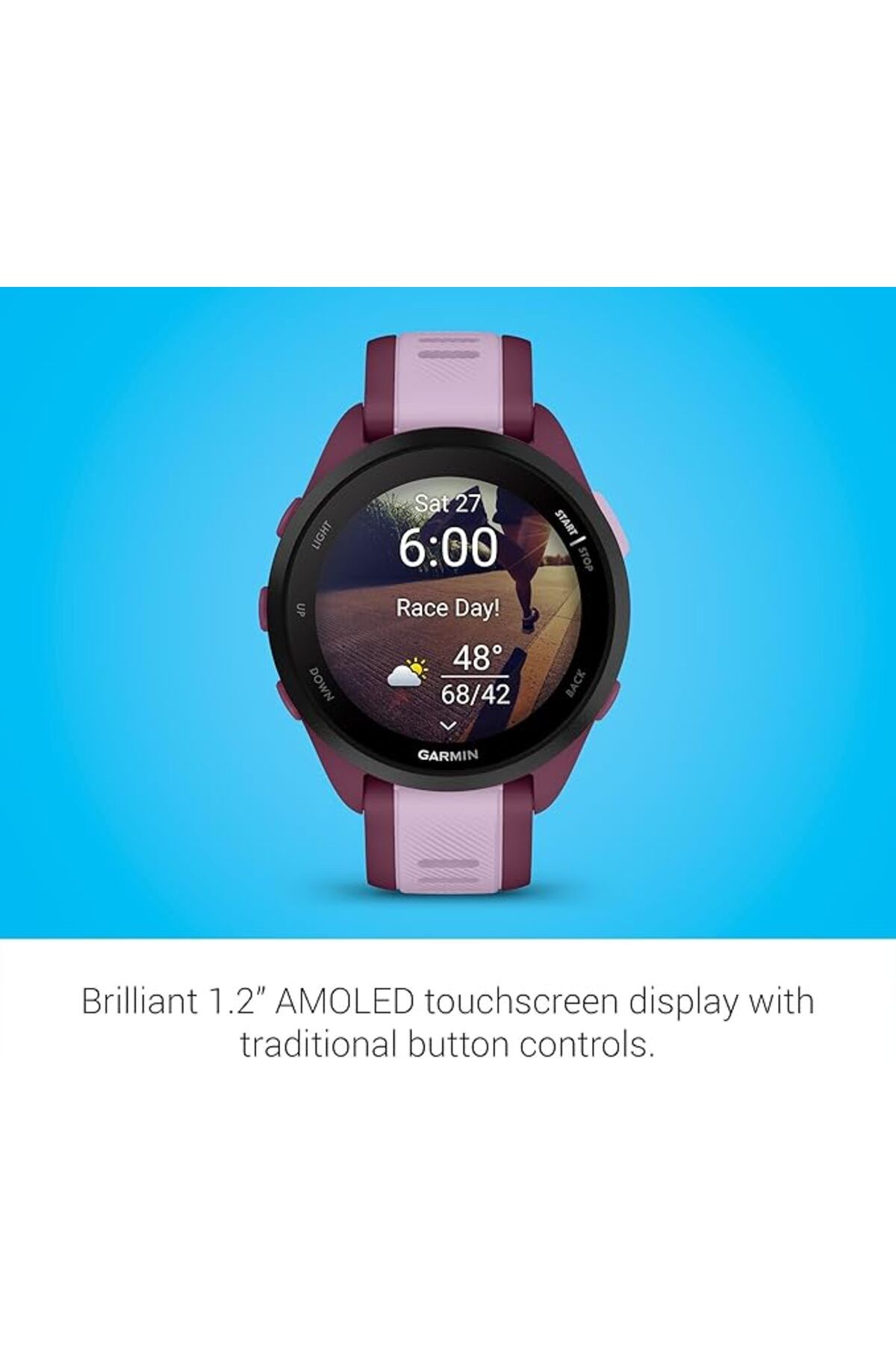 Garmin-FORERUNNER 165 MUSIC BERRY/LILAC 3