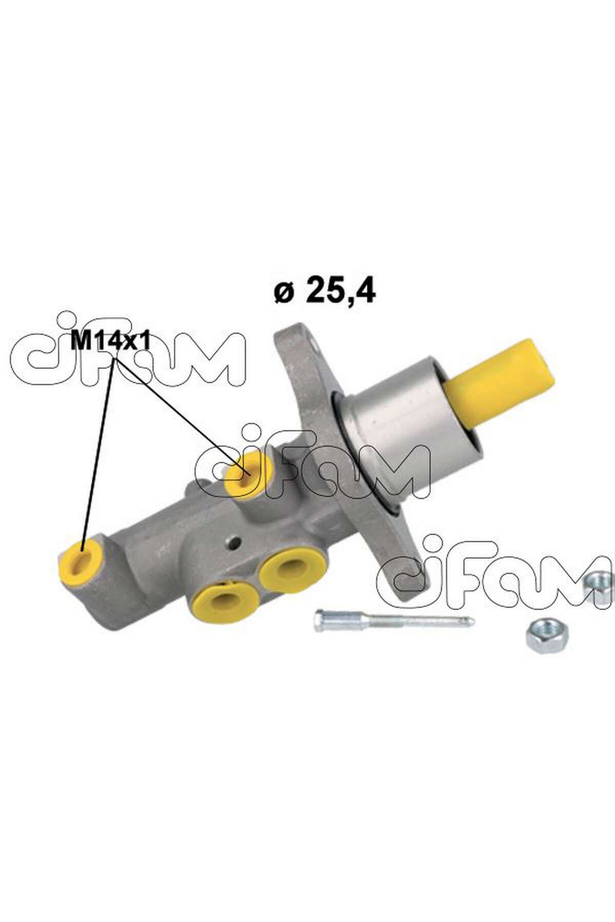 CİFAM-Brake Main Center C-Max I 04 11-1.6-1.6Tdci 25 4mm 612138 1