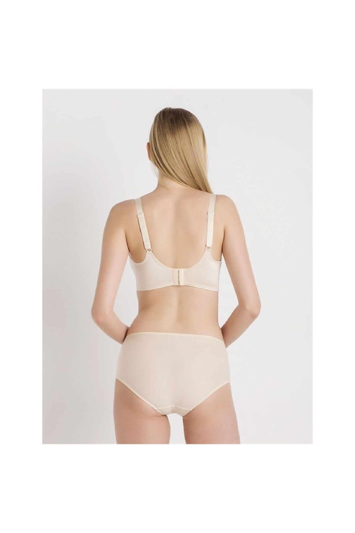 Magic Form-1764 Lace Non-Wireless Compress Bra - Skin 2