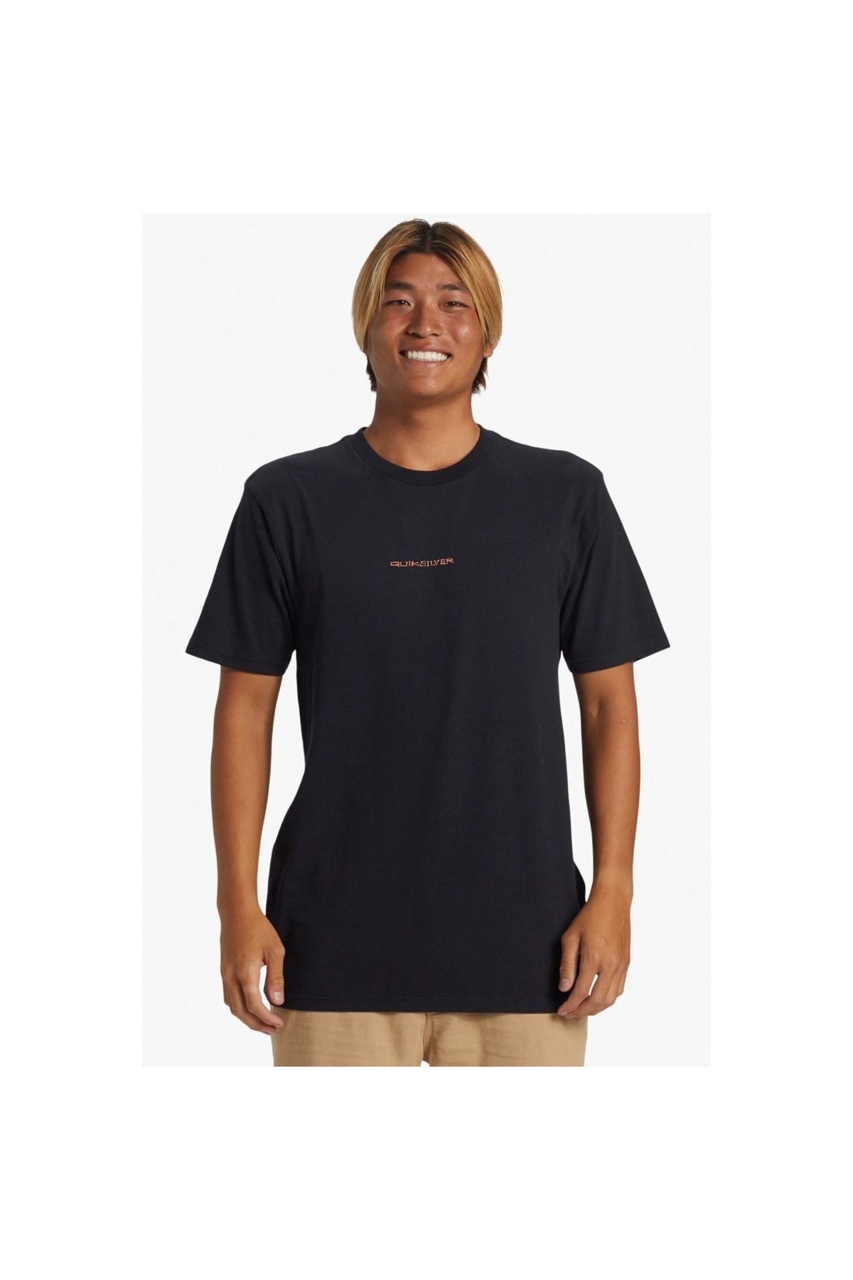 تی شرت مردانه یقه گرد مشکی Surf Safari Moe Quiksilver