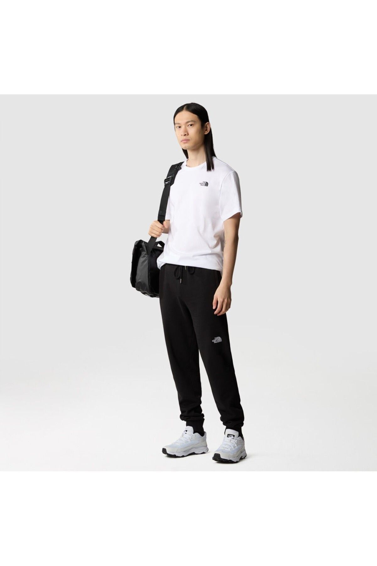 تی شرت سفید مردانه یقه گرد Redbox t shirt The North Face