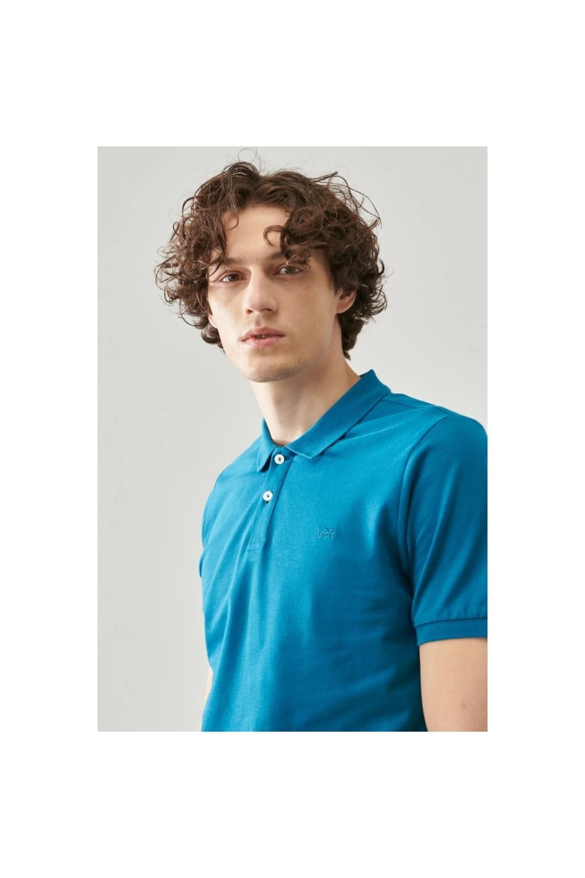 تی شرت یقه پولو آبی مردانه زنانه و شوهر دریایی T Shirt Lee