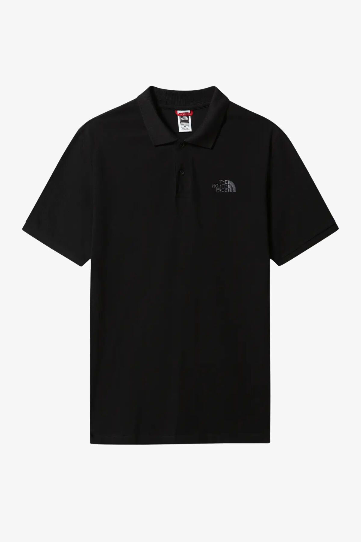 THE NORTH FACE-Piquet Men's Polo T-shirt - Black, Classic Collar 1