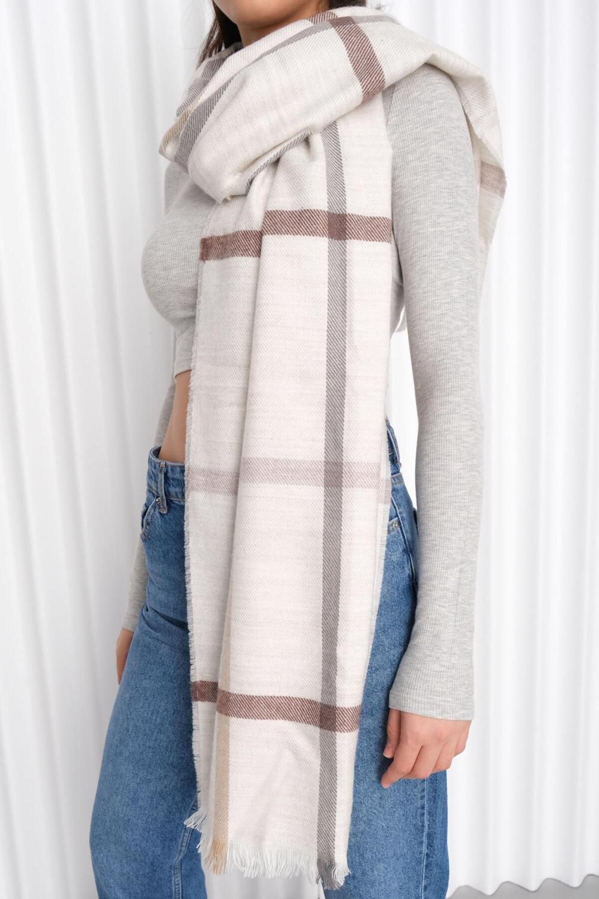 Addax-Double Sided Shawl - Shawl03-A3 Model 3