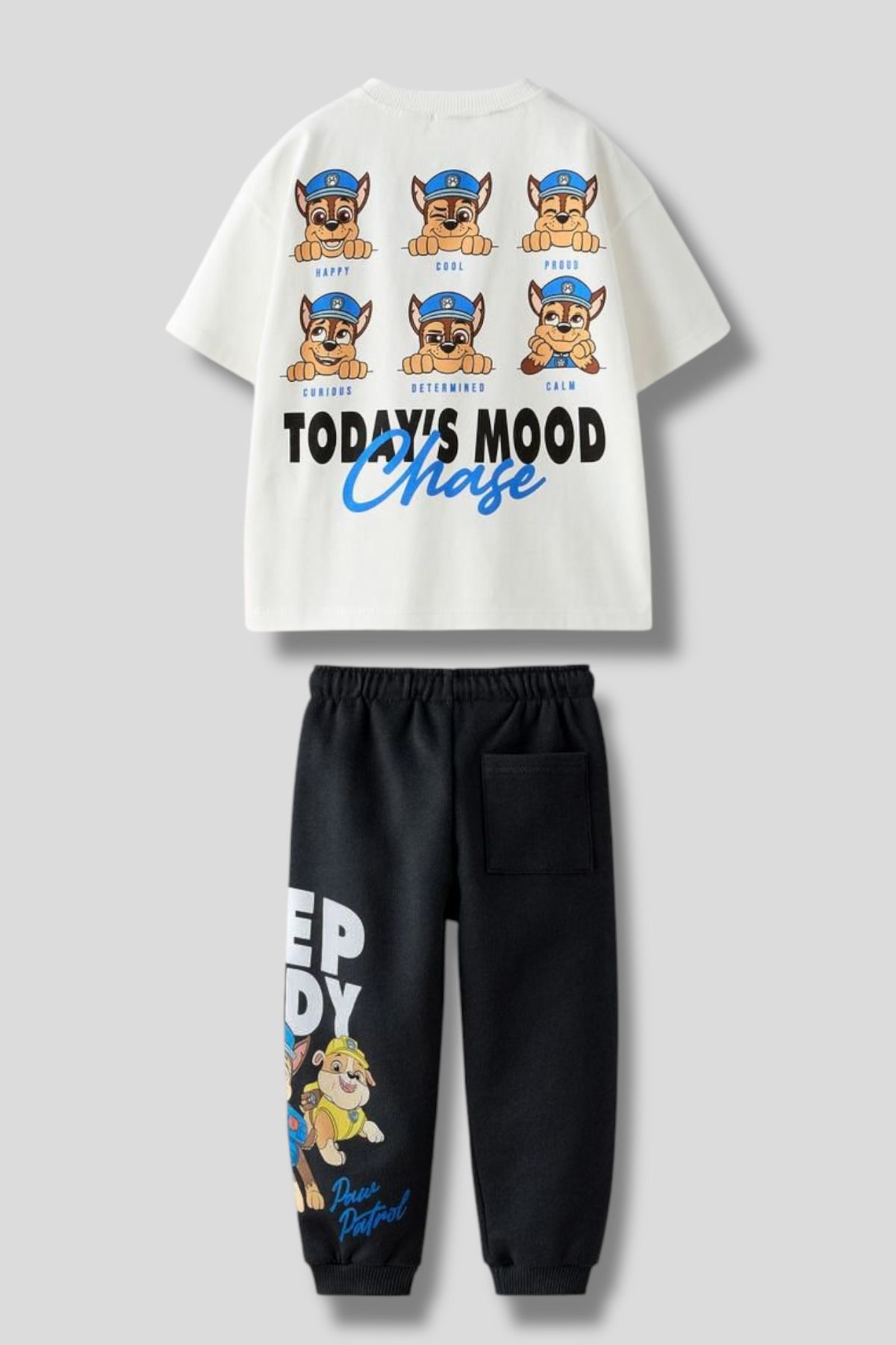 Magu-Set de tricou și pantaloni de trening pentru băieți cu imprimeu Paw Patrol Chase 2