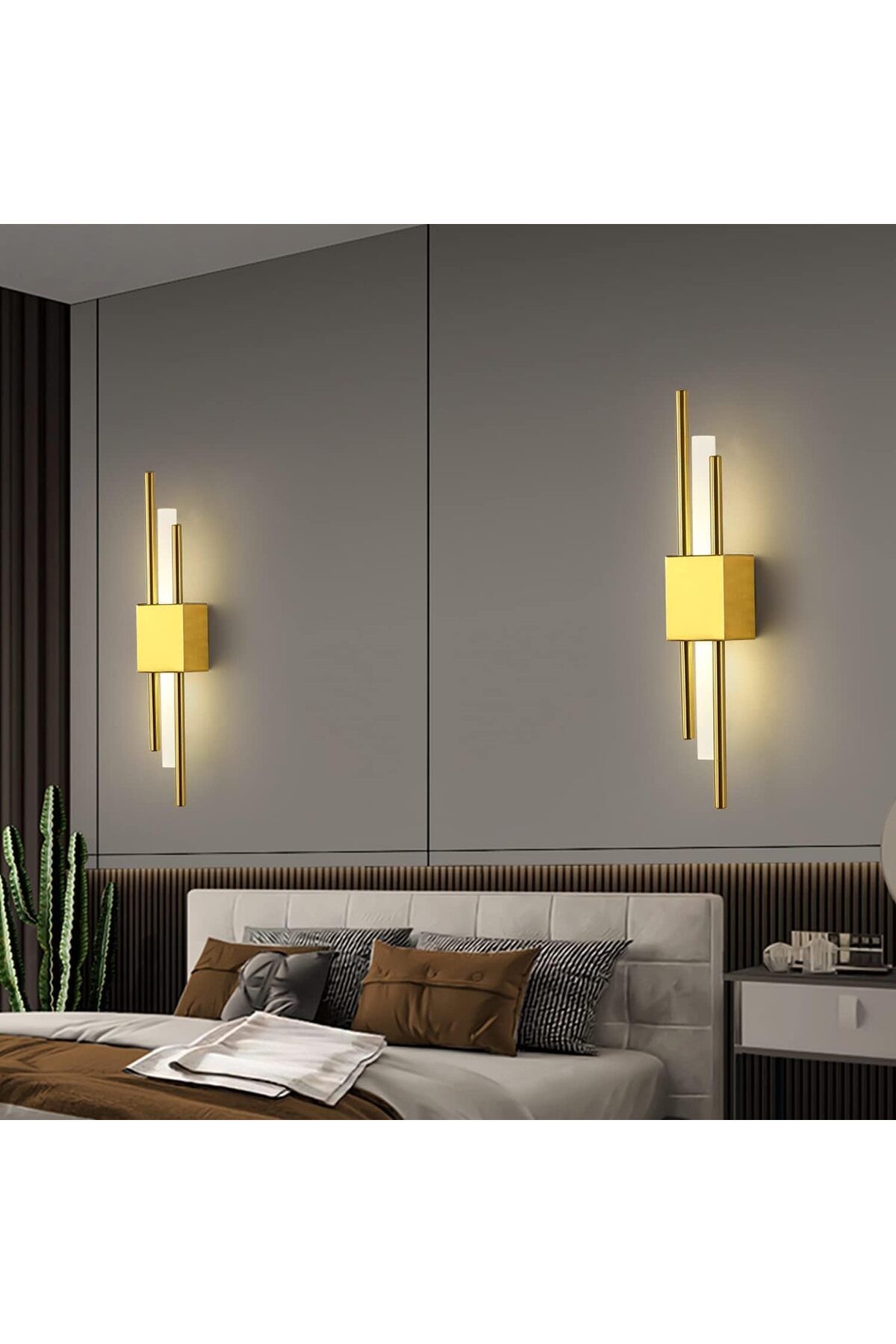 A F N LIGHTING-A F N LIGHTINGS Modern LED Wall Lamp, Indoor Wall Lighting, 50CM Gold Sconce, Art Decor Wall Light 5