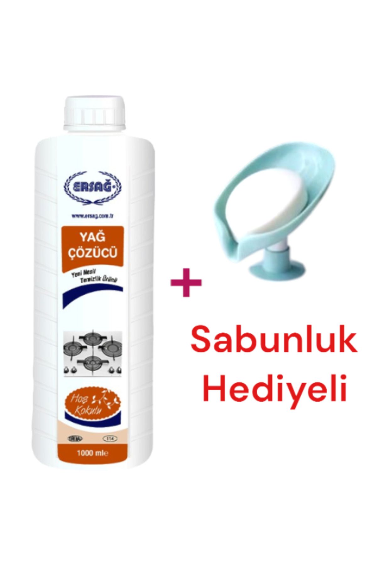 Ersağ Yağ Çözücü 1000 ml - ( Sabunluk Hediye ) 114-5