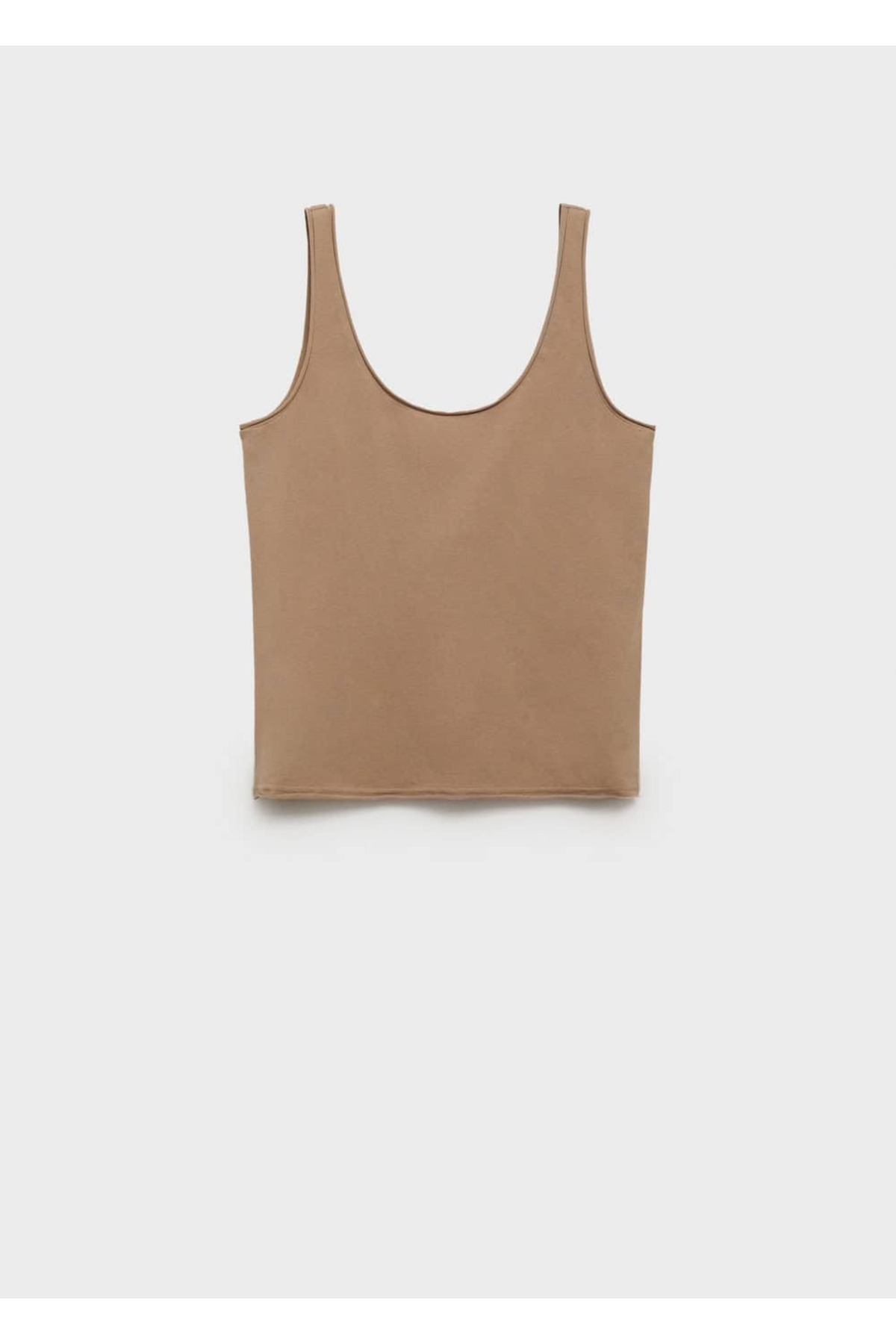 Pamuklu yuvarlak yaka bluz