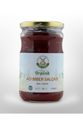 Mill & More Only Natural Products Organik Tuzsuz Acı Biber Salçası 610 g