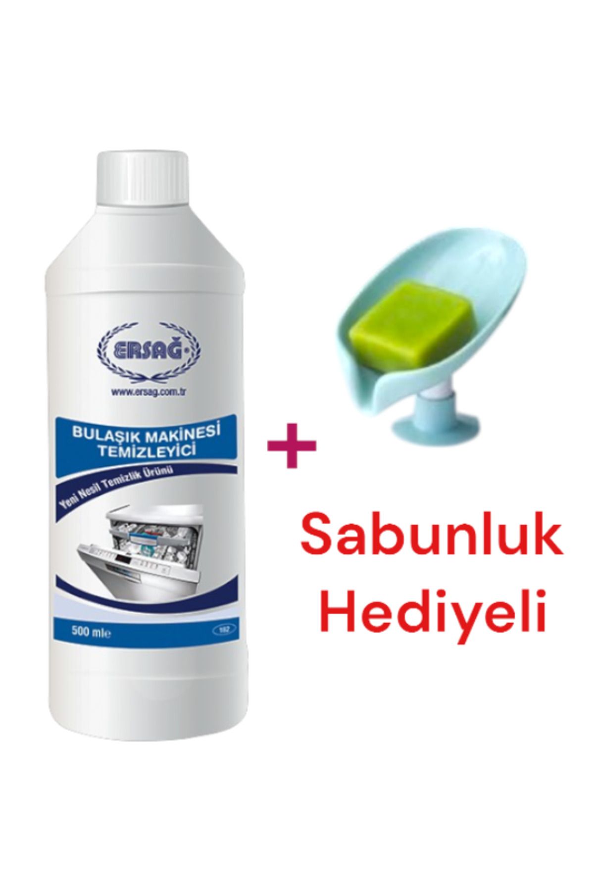 Ersağ Bulaşık Makinesi Temizleyicisi 500 ml Sabunluk Hediyeli 182-9