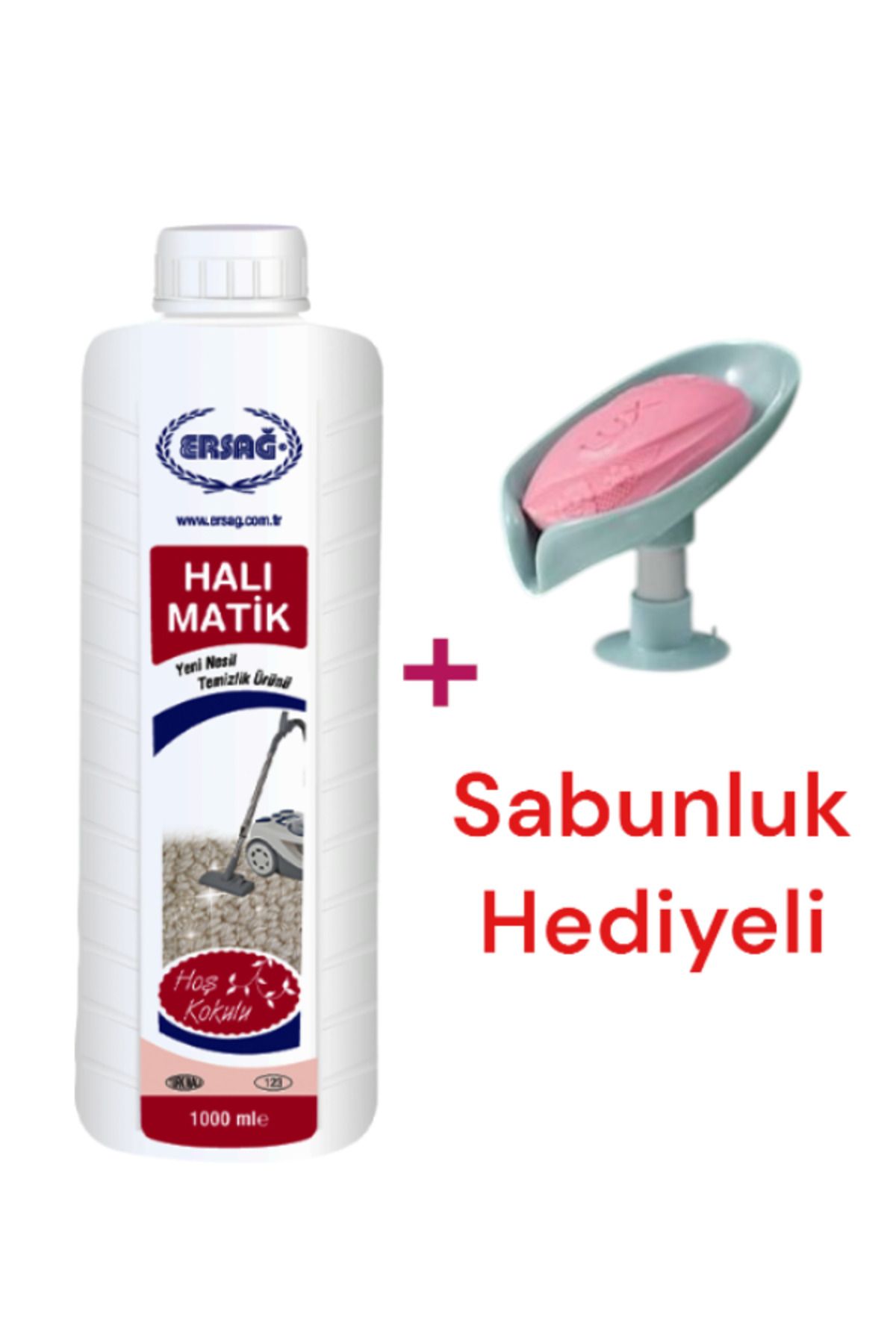 Ersağ Halı Matik 1000 ml - ( Sabunluk Hediyeli ) 123-11