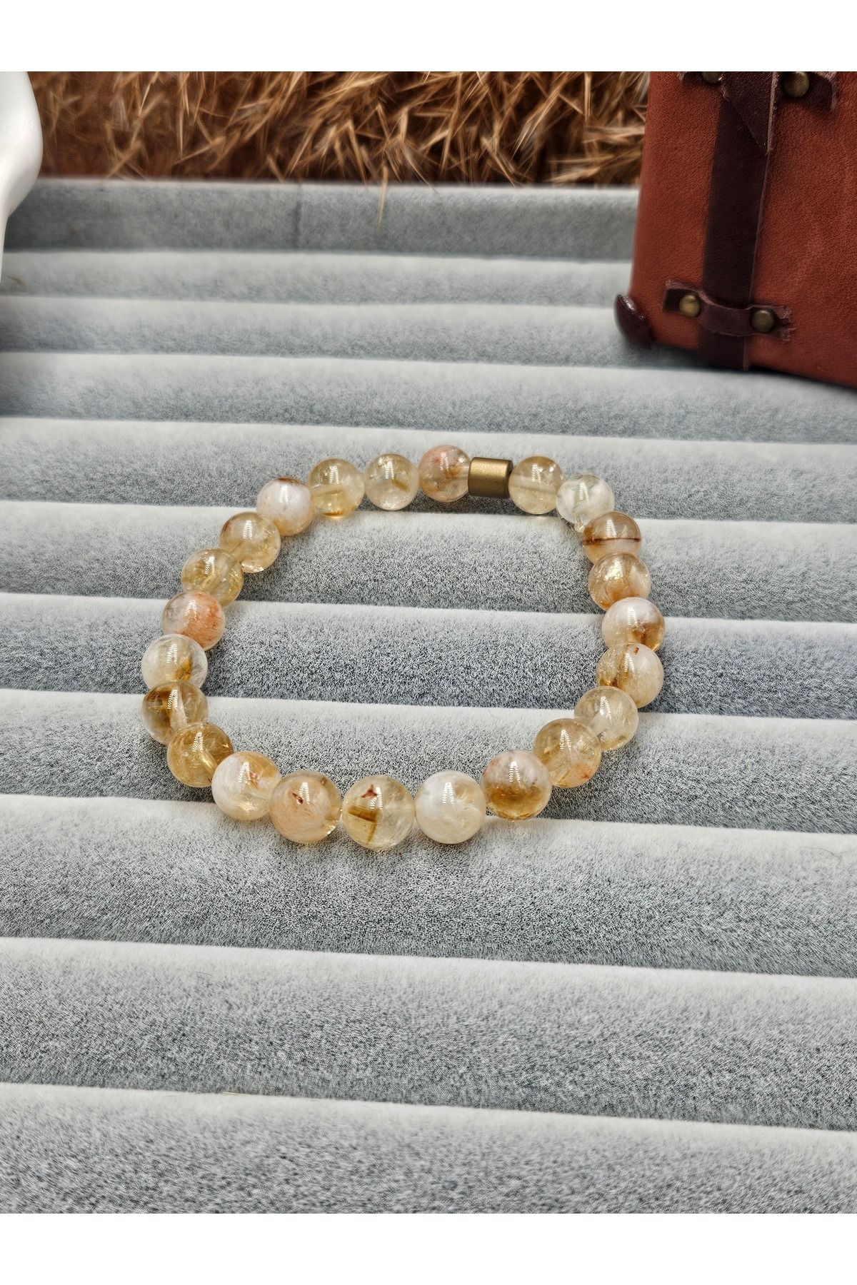 AURA-Citrine Natural Stone Bracelet - Abundance and Abundance Stone 2