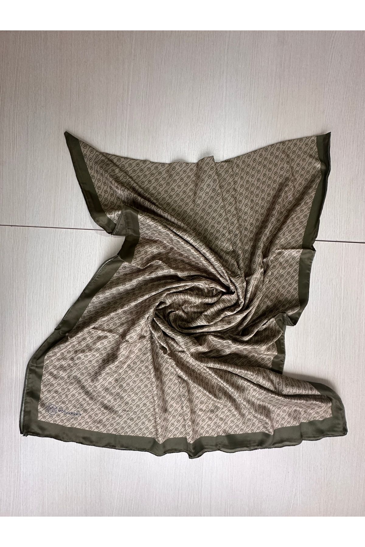 Modakaşmir-Mk Stripe Pattern Soft Shawl 190 X 75 4