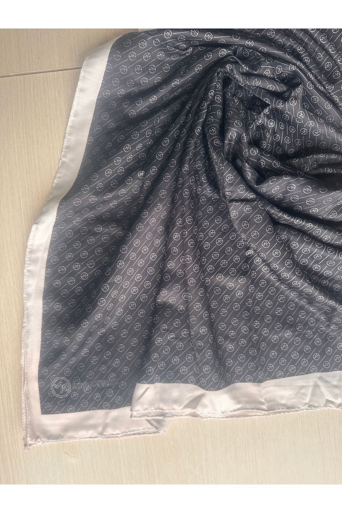 Modakaşmir-Mk Stripe Pattern Soft Shawl 190 X 75 4