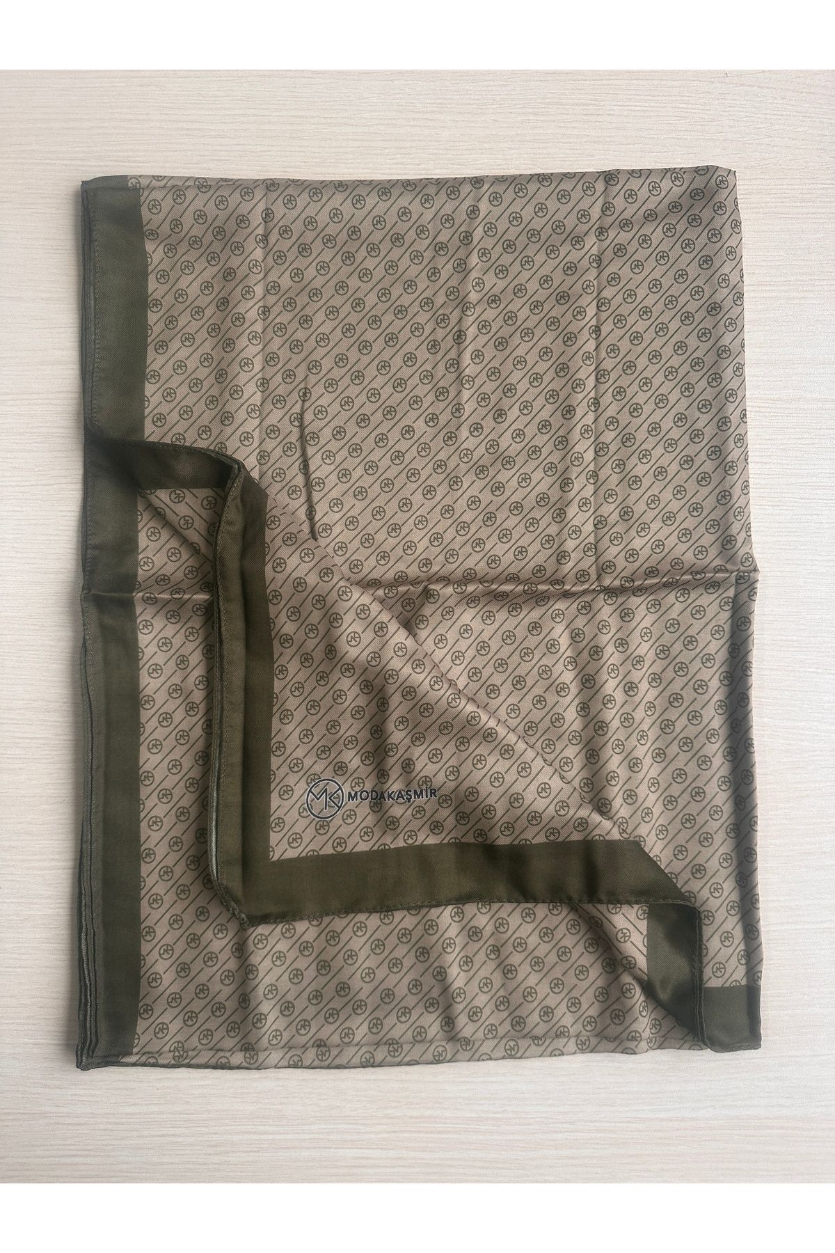 Modakaşmir-Mk Stripe Pattern Soft Shawl 190 X 75 2