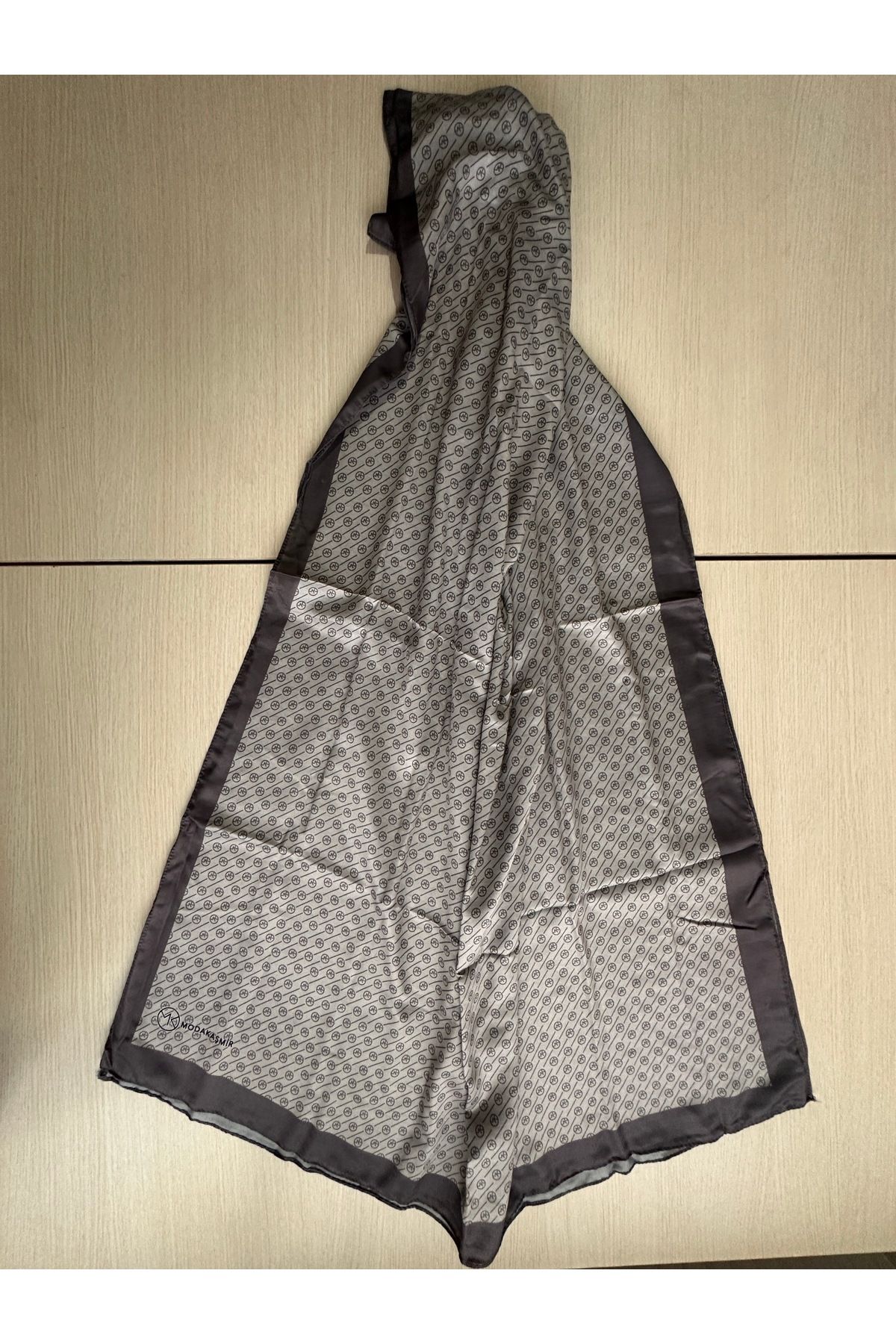 Modakaşmir-Mk Stripe Pattern Soft Shawl 190 X 75 3