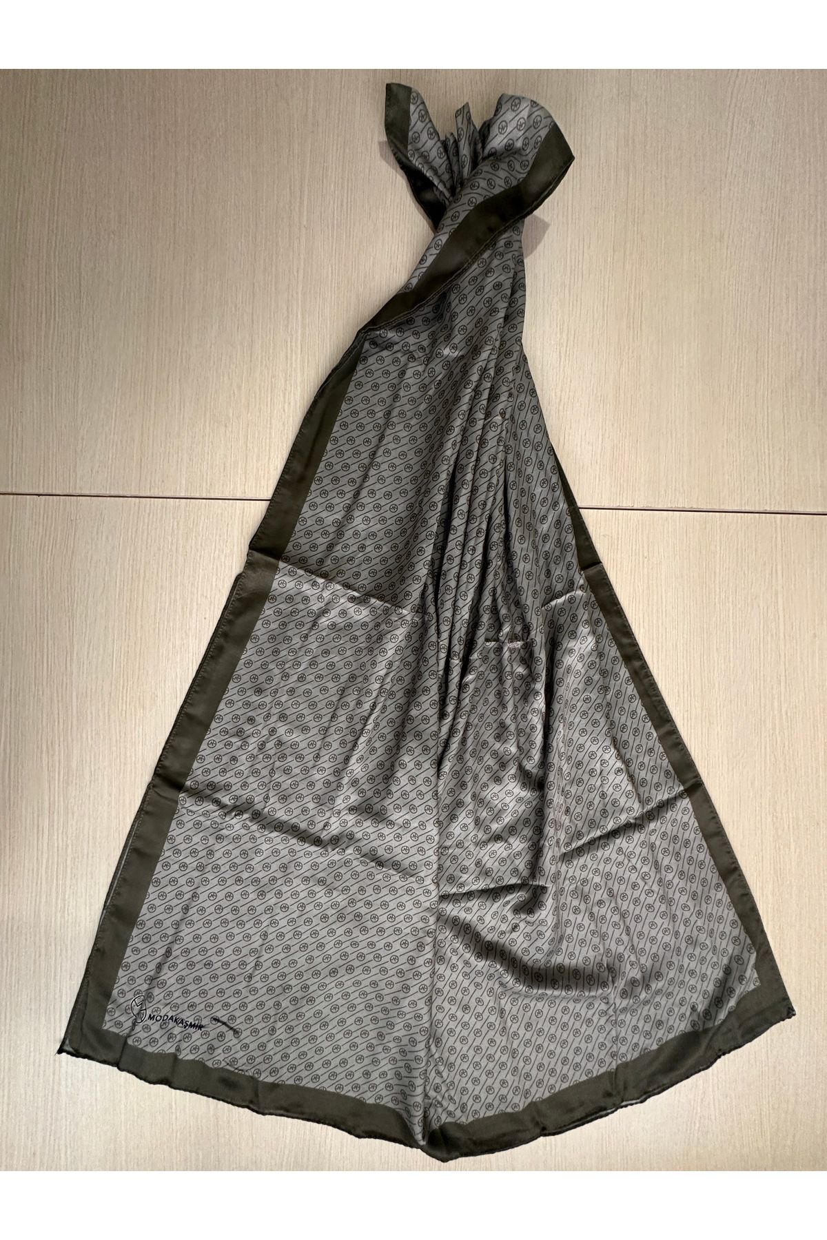 Modakaşmir-Mk Stripe Pattern Soft Shawl 190 X 75 5