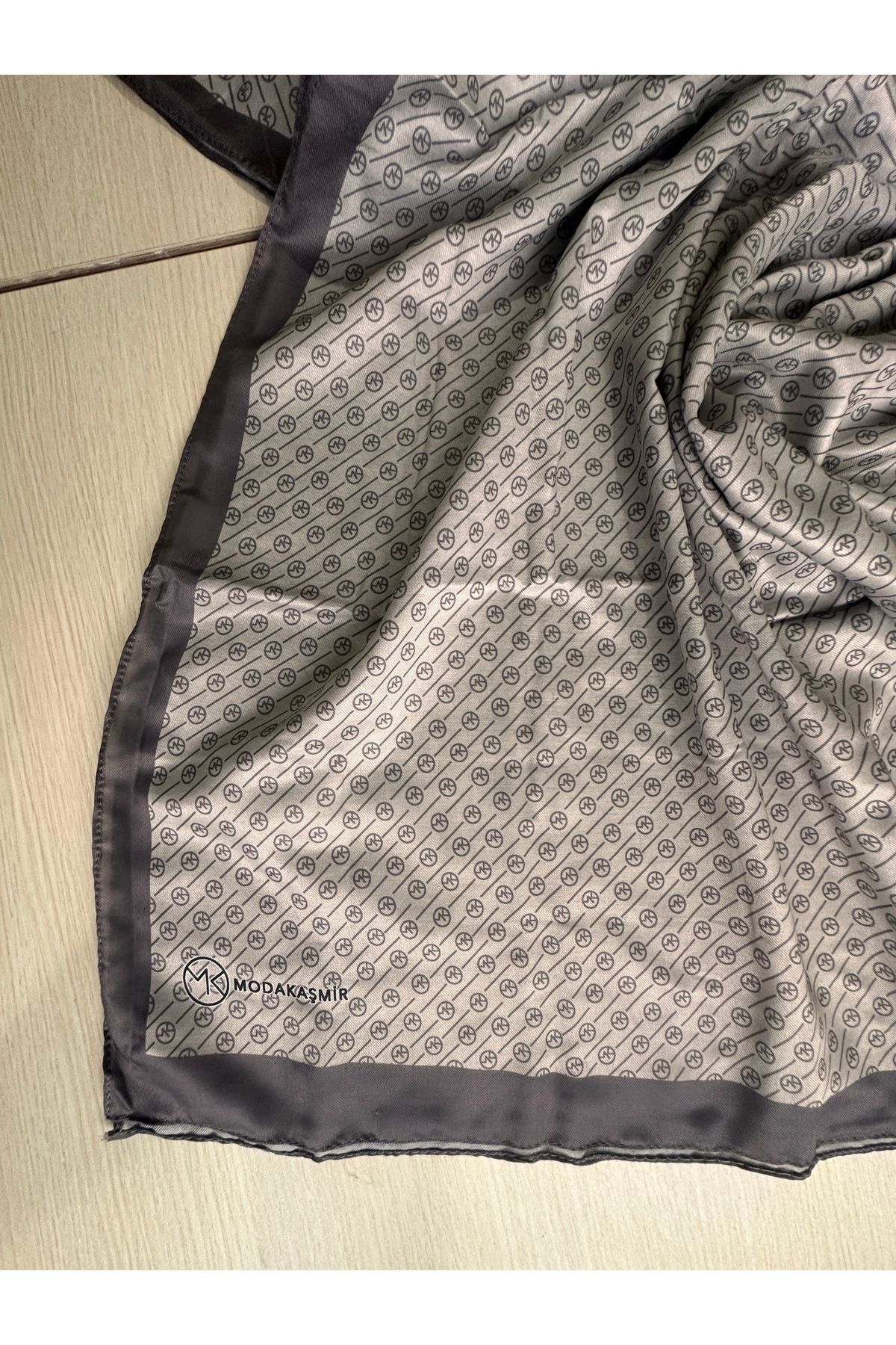 Modakaşmir-Mk Stripe Pattern Soft Shawl 190 X 75 7