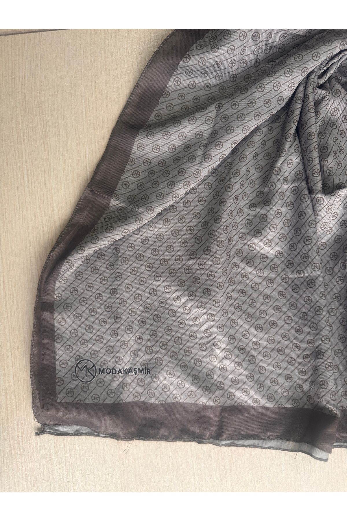 Modakaşmir-Mk Stripe Pattern Soft Shawl 190 X 75 3