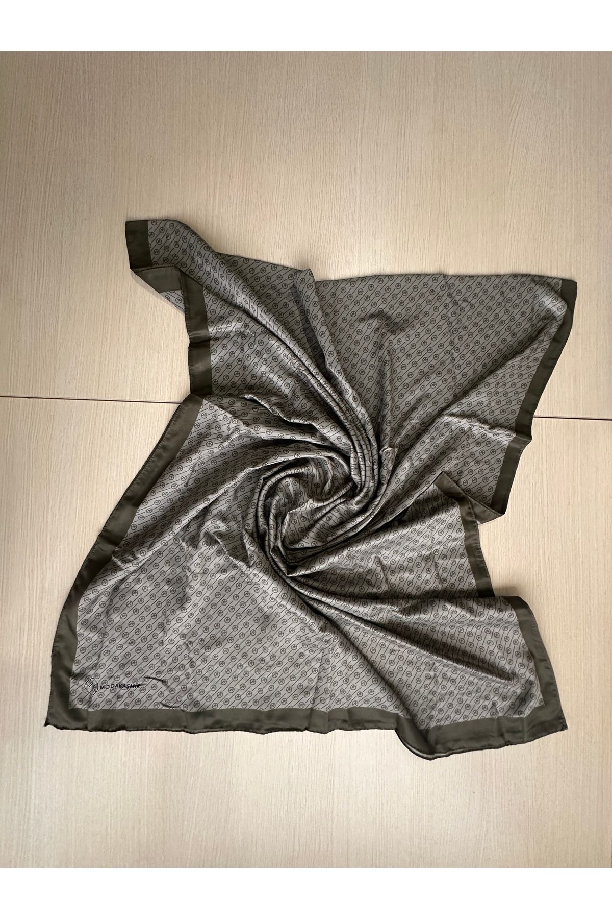 Modakaşmir-Mk Stripe Pattern Soft Shawl 190 X 75 2