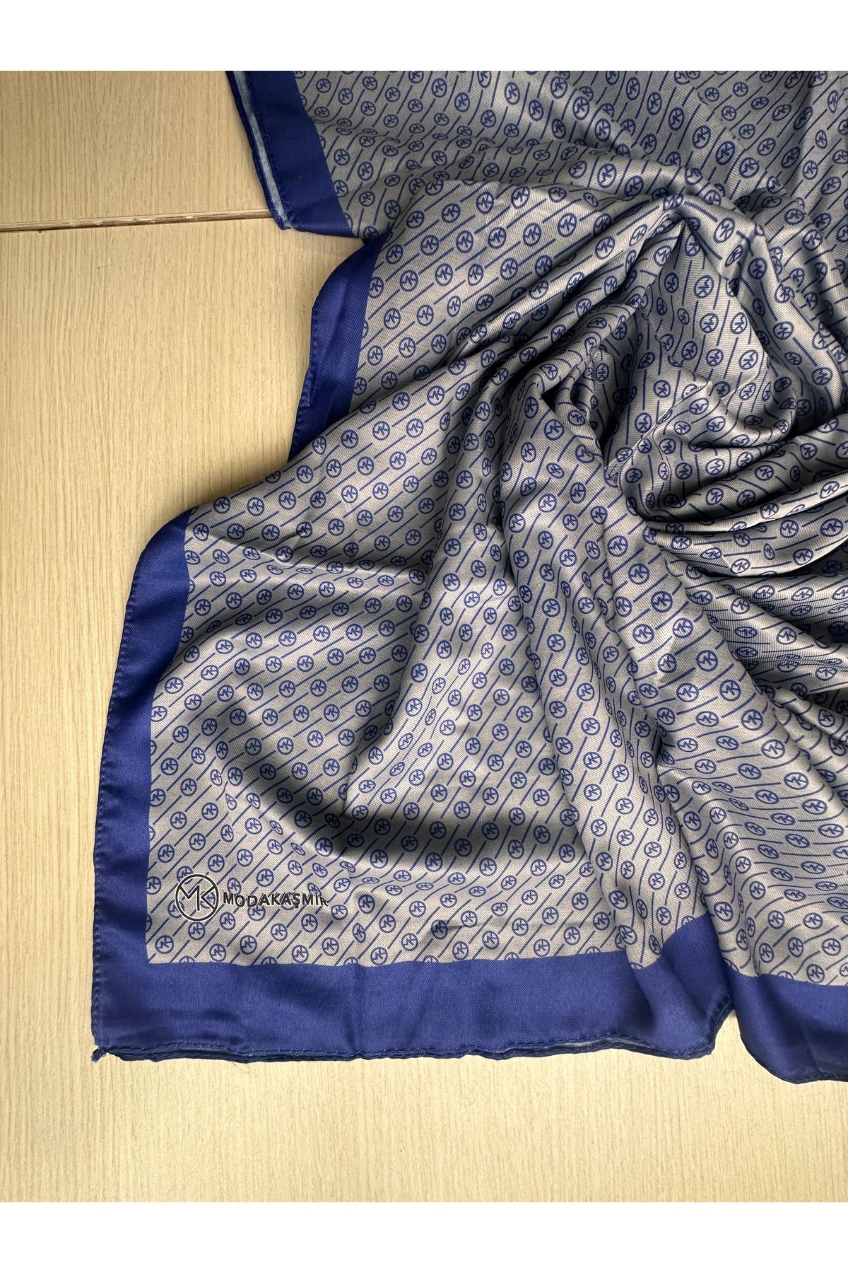 Modakaşmir-Mk Stripe Pattern Soft Shawl 190 X 75 6