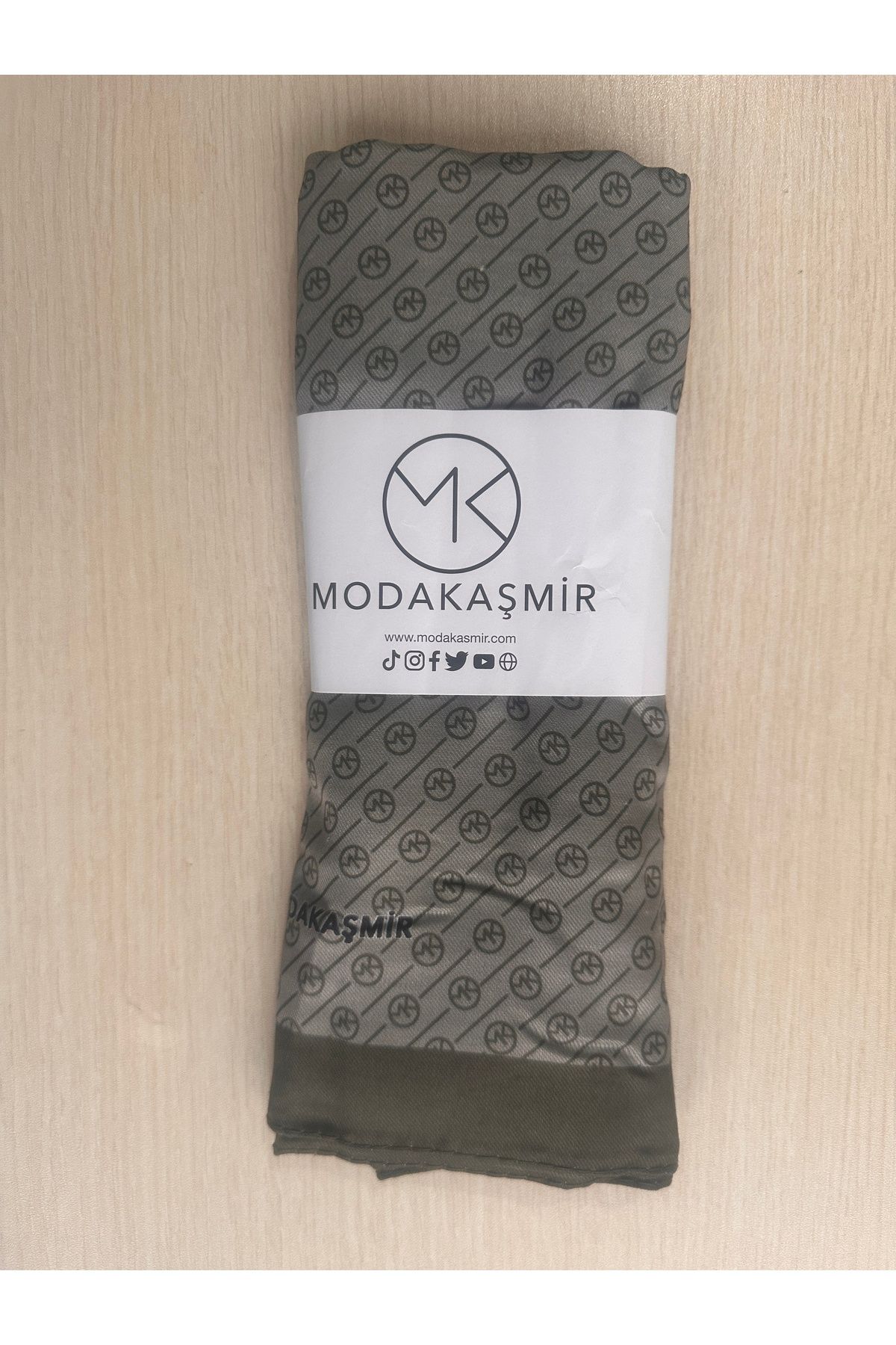 Modakaşmir-Mk Stripe Pattern Soft Shawl 190 X 75 6