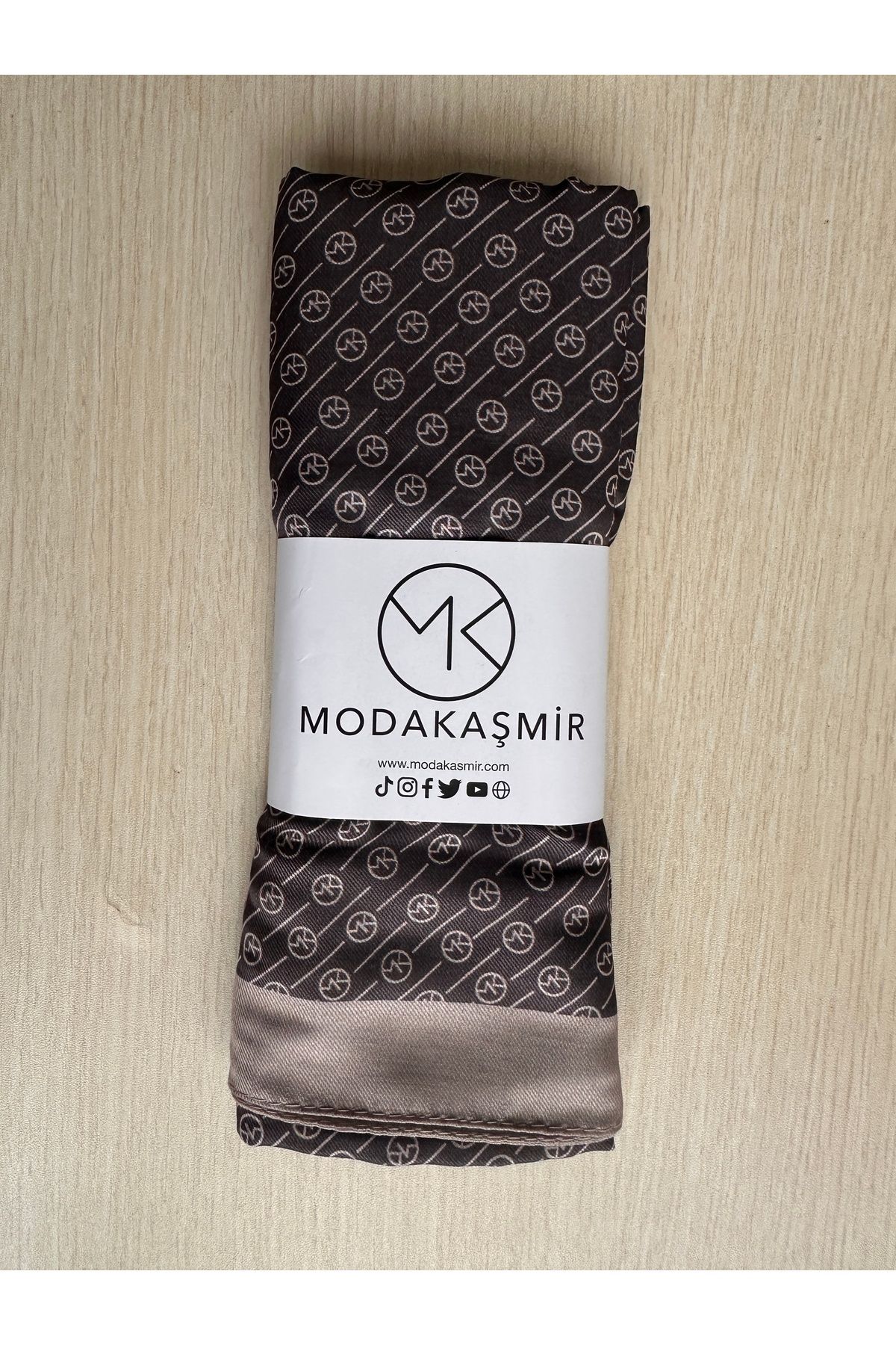 Modakaşmir-Mk Stripe Pattern Soft Shawl 190 X 75 6