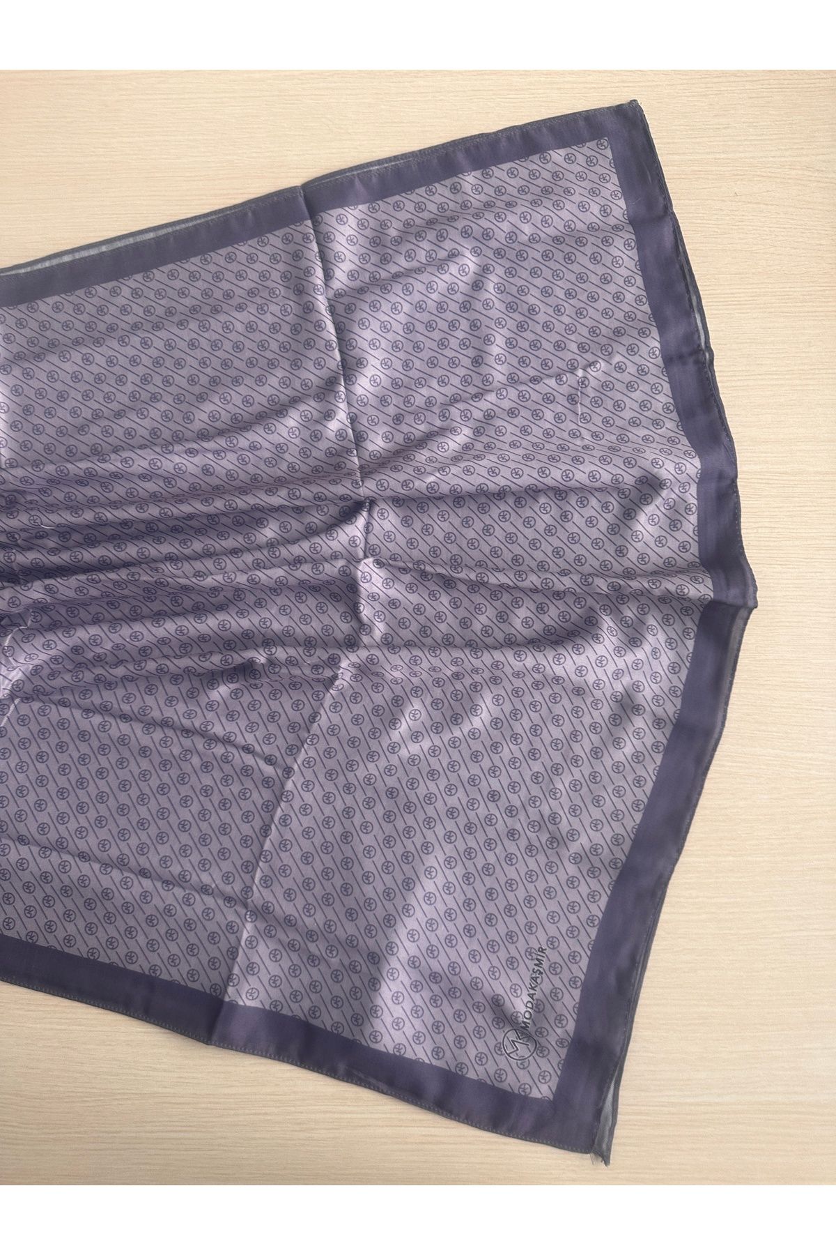 Modakaşmir-Mk Stripe Pattern Soft Shawl 190 X 75 3