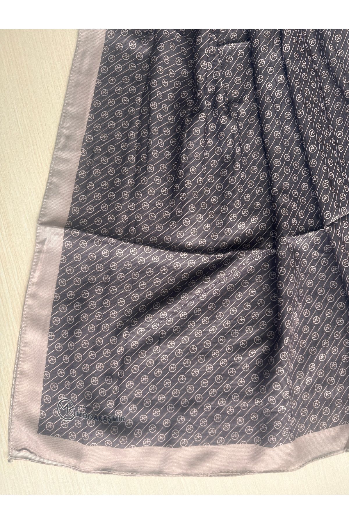 Modakaşmir-Mk Stripe Pattern Soft Shawl 190 X 75 3