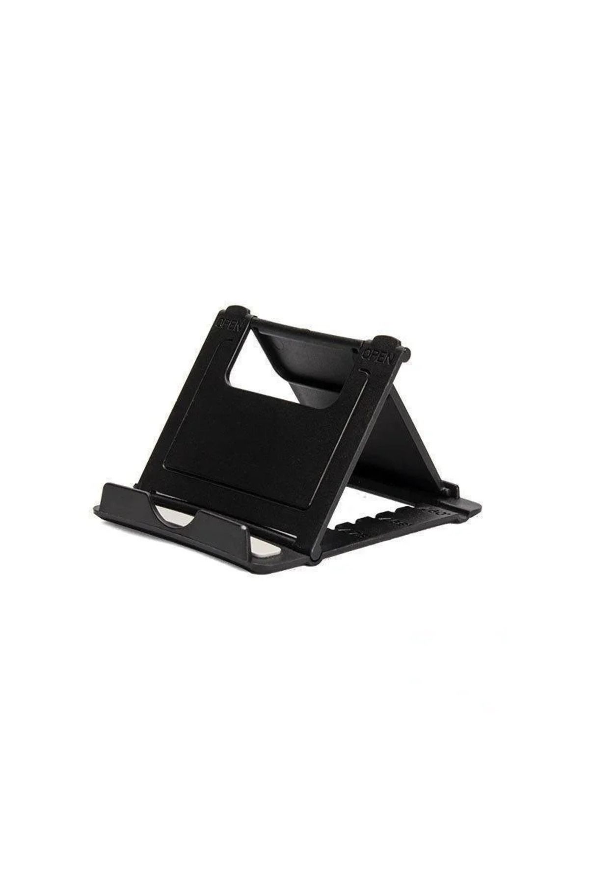 Choice-1pc-black G001 1pc Mini Desktop Lazy Person's Foldable Stand For Mobile Phone And Tablet, Portable 1