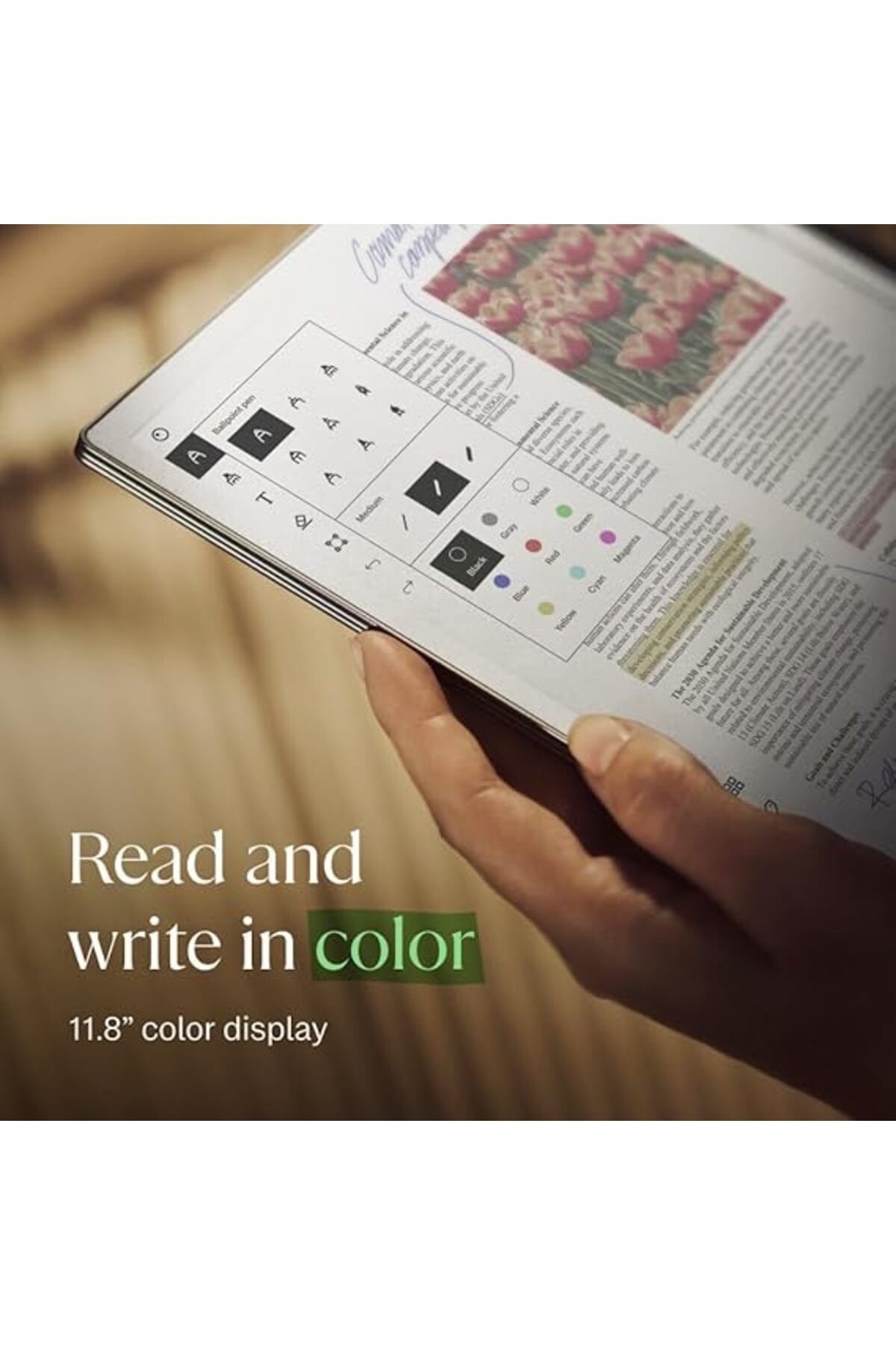 remarkable-Paper Pro Bundle – Includes 11.8” reMarkable Paper Tablet,Marker Plus Pen with Eraser 3