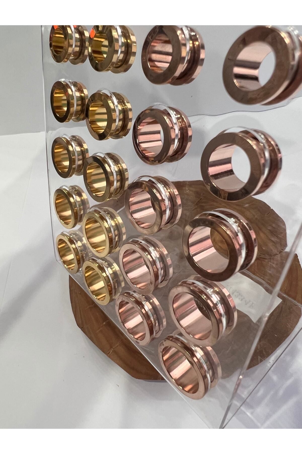 Karınca Piercing-Gold Color Or Rose Color Ear Tunnel Piercing 4