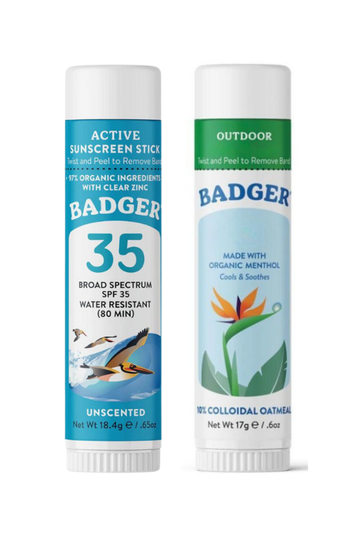 Badger Clear Zinc Yetişkin Güneş Stick ve Outdoor Stick Set — TYC617303E0E89CF00