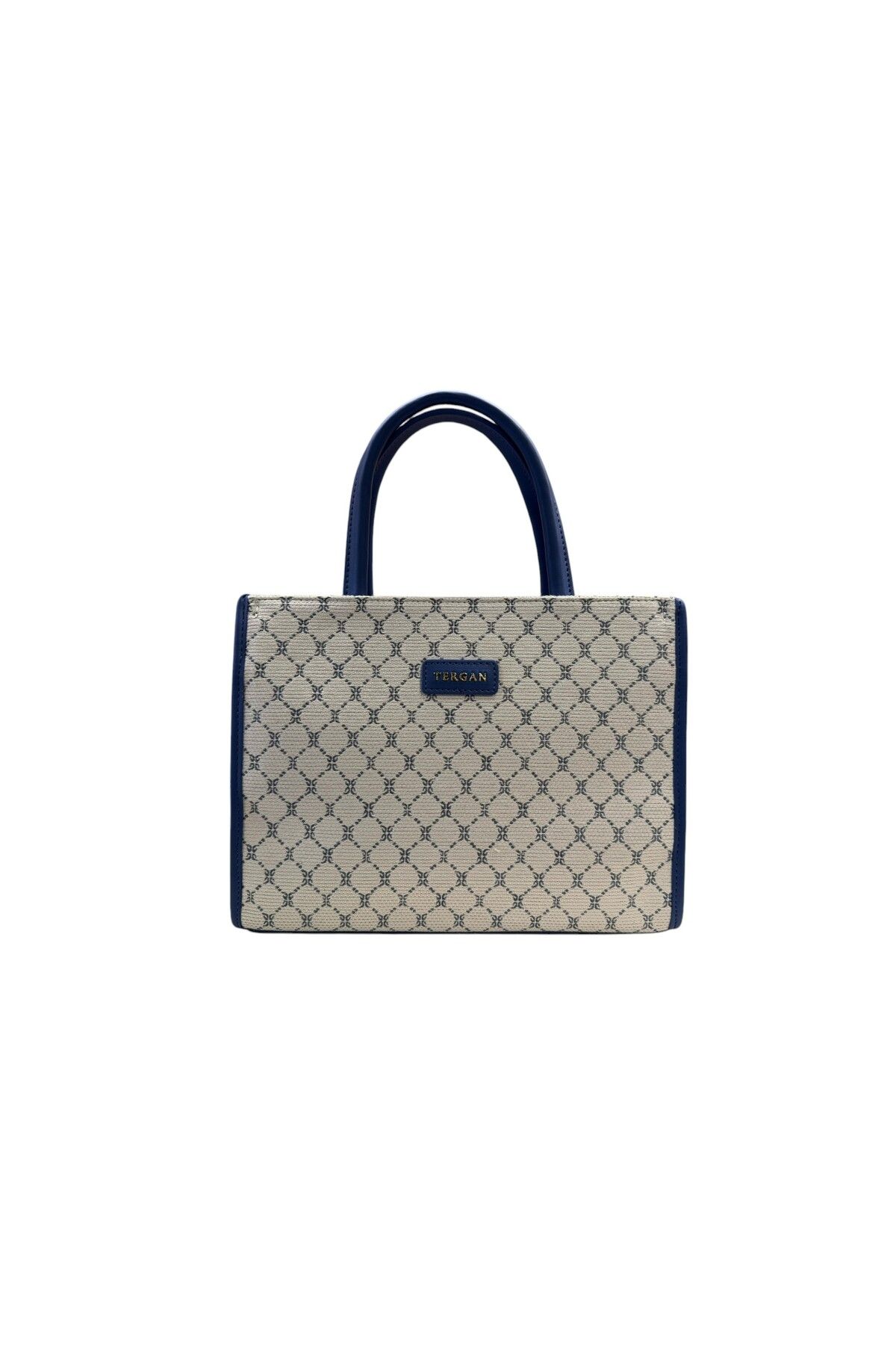 Tergan-S25Y1Twc0702 Tredny Woven Women's Cream Blue Bag 1