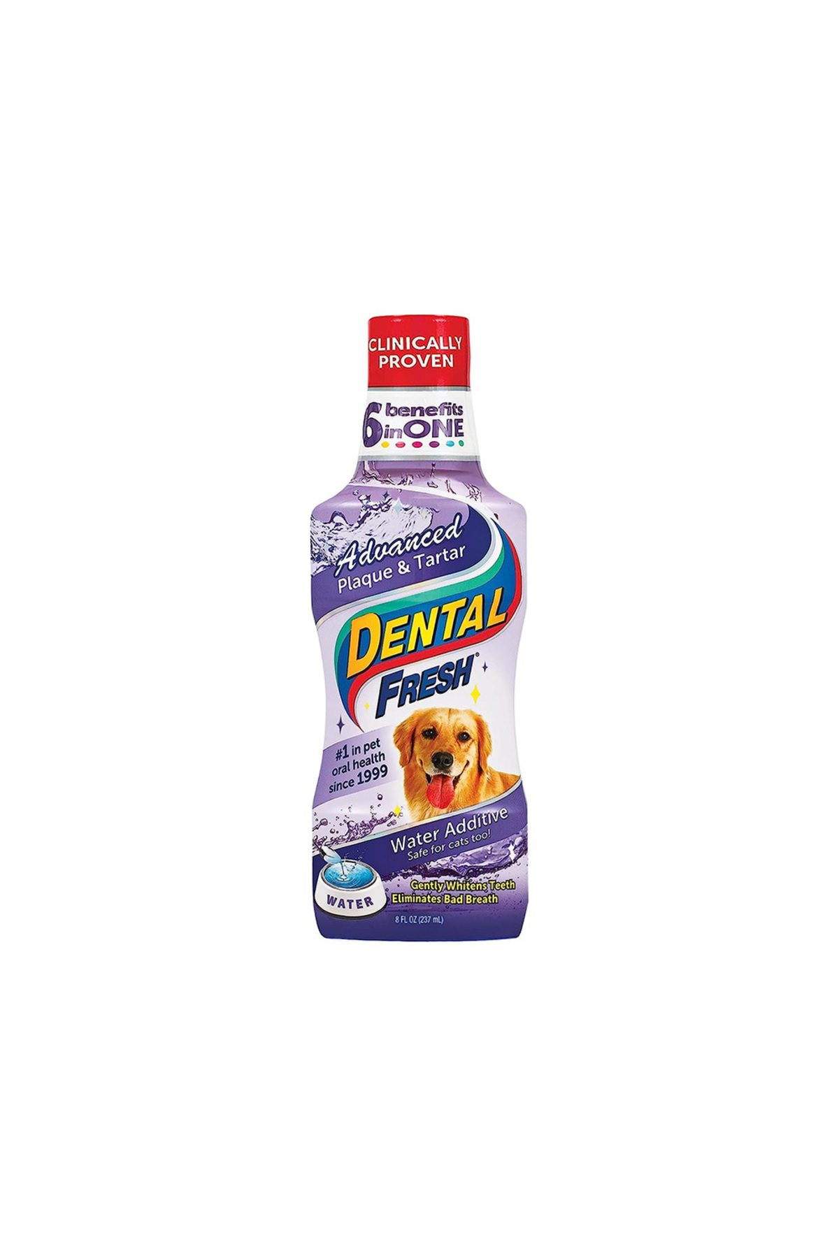 Dental Fresh-Advanced Plaque And Tartar Water Additive - 237 ml Pack Of 4 1