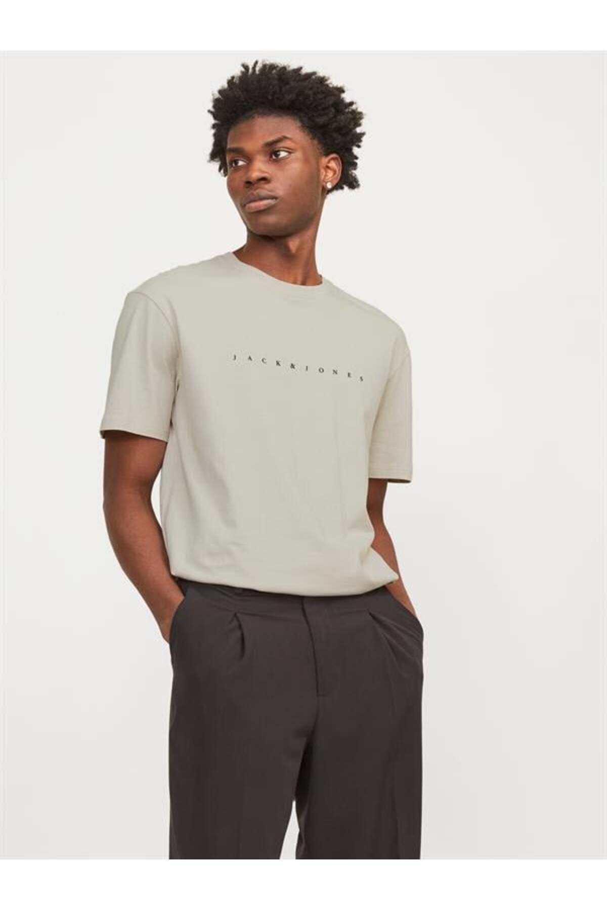 NovaRise JJ 12234746 Basıc Bisiklet Yaka Erkek T-Shirt