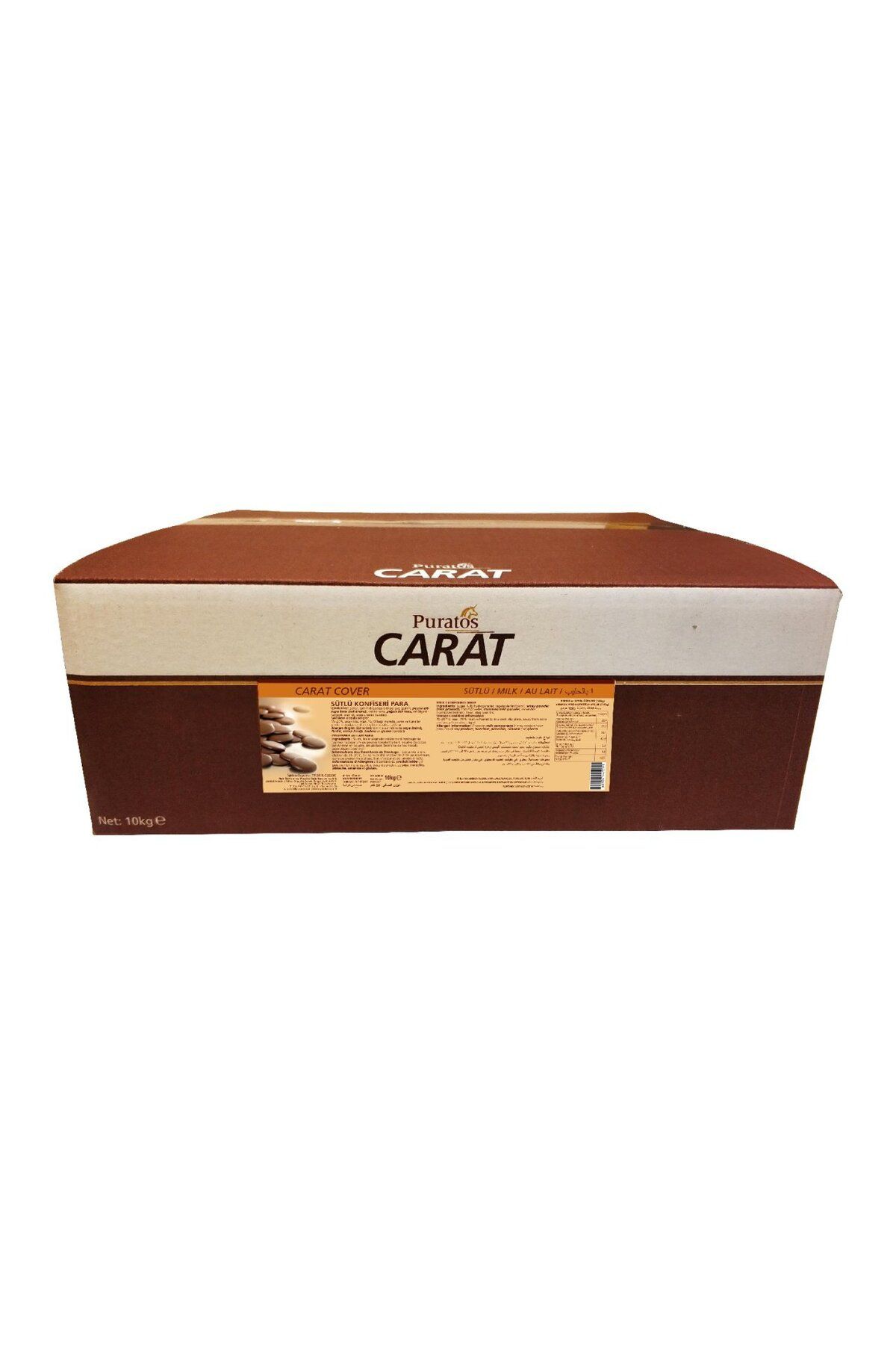 Puratos Carat COVER SÜTLÜ KONFİSERİ PARA ÇİKOLATA 10 KG.