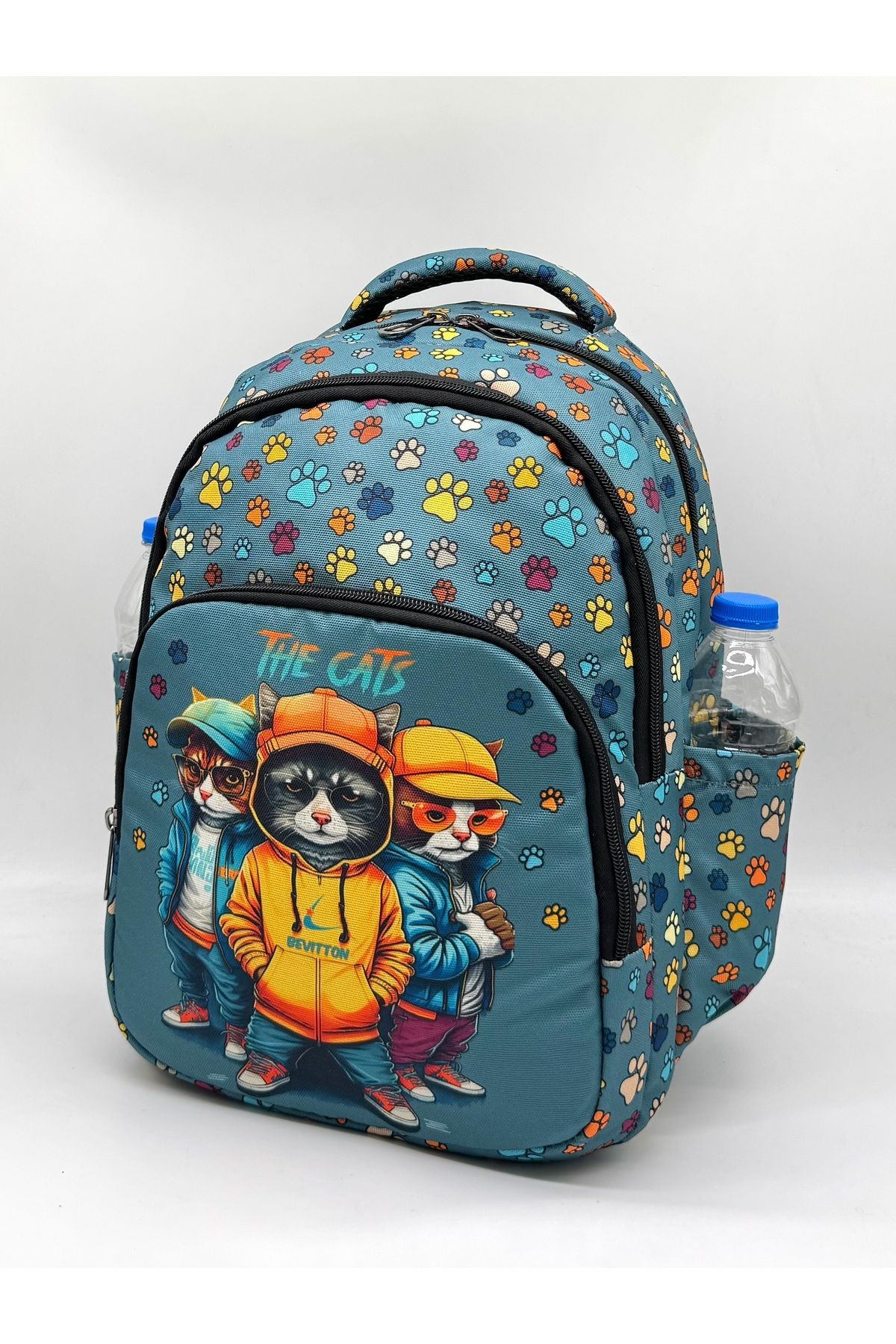 Bevitton-Set of 3 Primary School Bag for Boy - Character Patterned Set 4