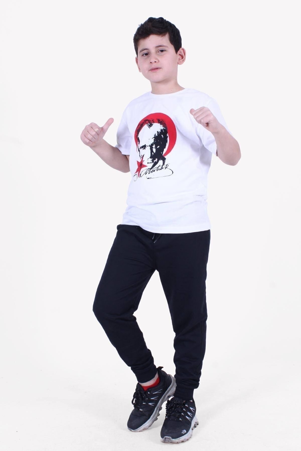 FYK KİDS-Ataturk Printed and Signed Unisexs Set 3