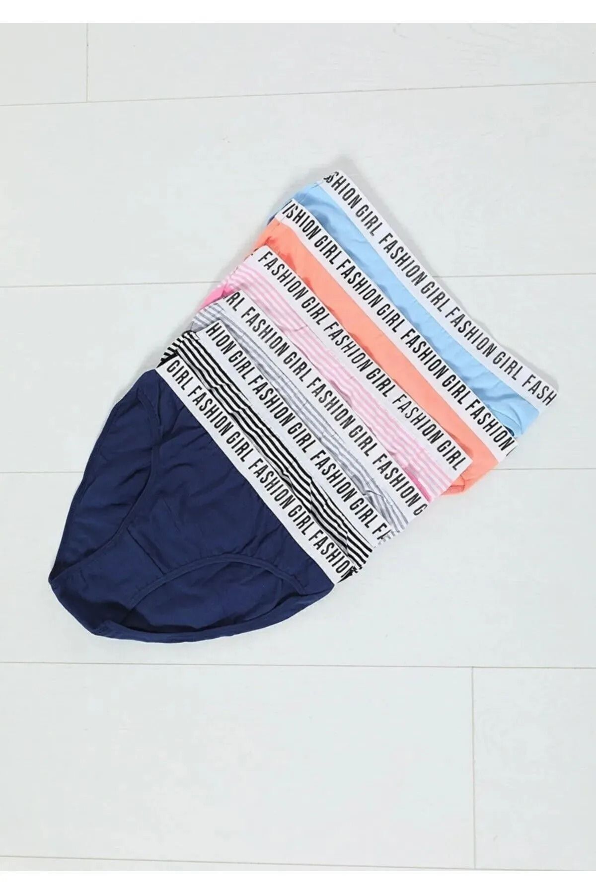 KEYAL Tutku 6'lı Paket Çok Renkli Fashion Girl Kadın Slip Külot